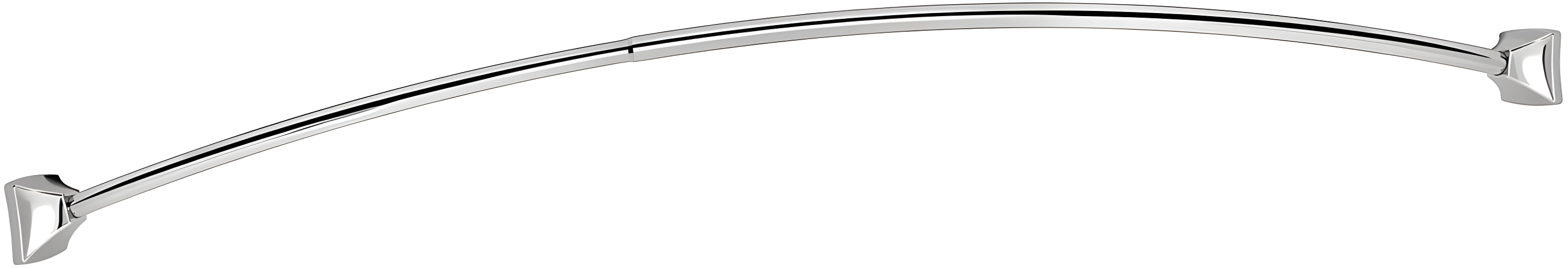 Moen 60-Inch to 72-Inch Permanent Mount Adjustable Curved Shower Rod