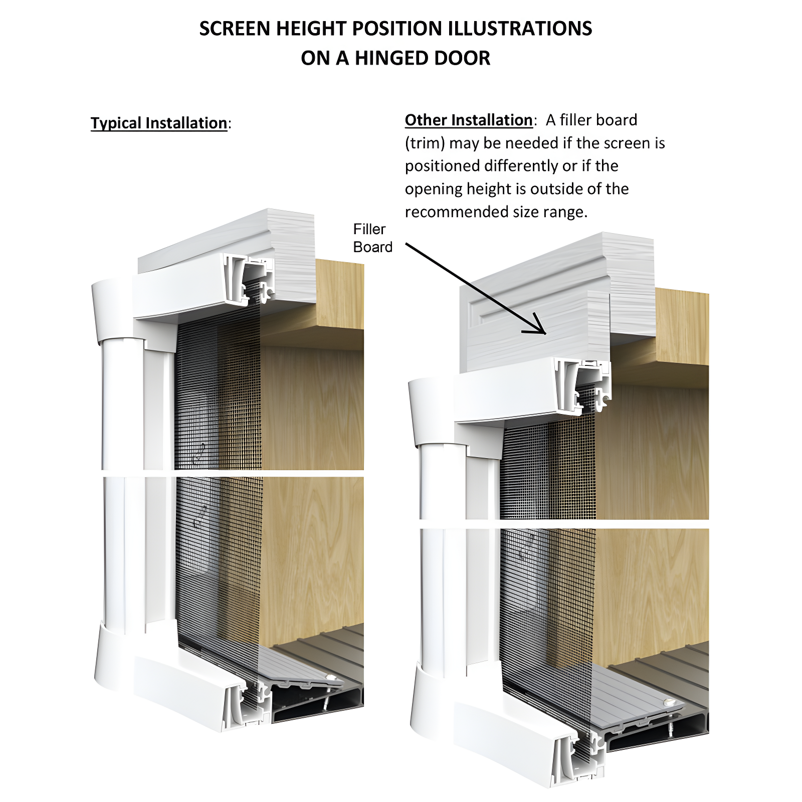 LARSON Brisa 36'' Aluminum Screen Doors