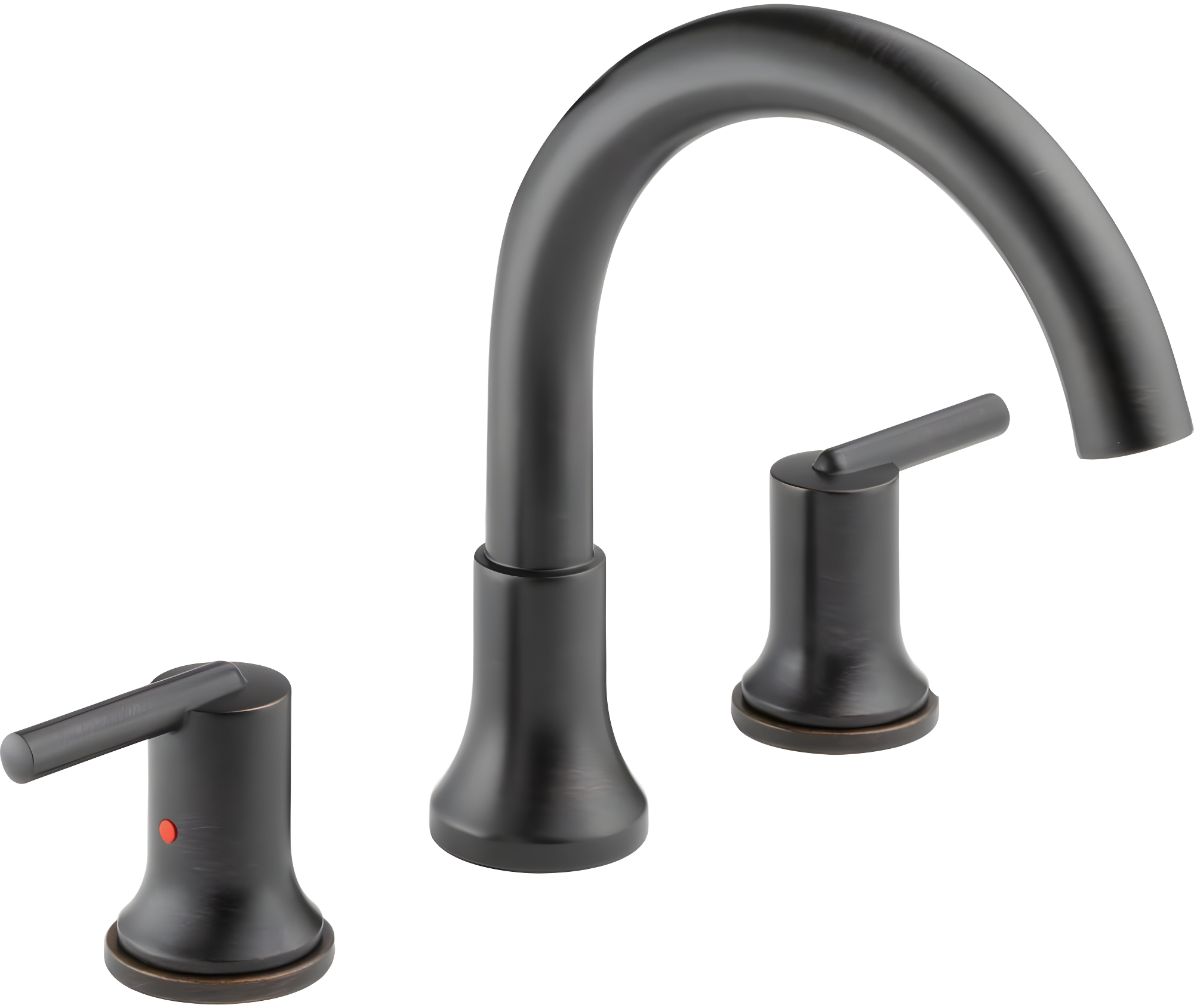 Trinsic Double Handle Deck Mounted Roman Tub Faucet
