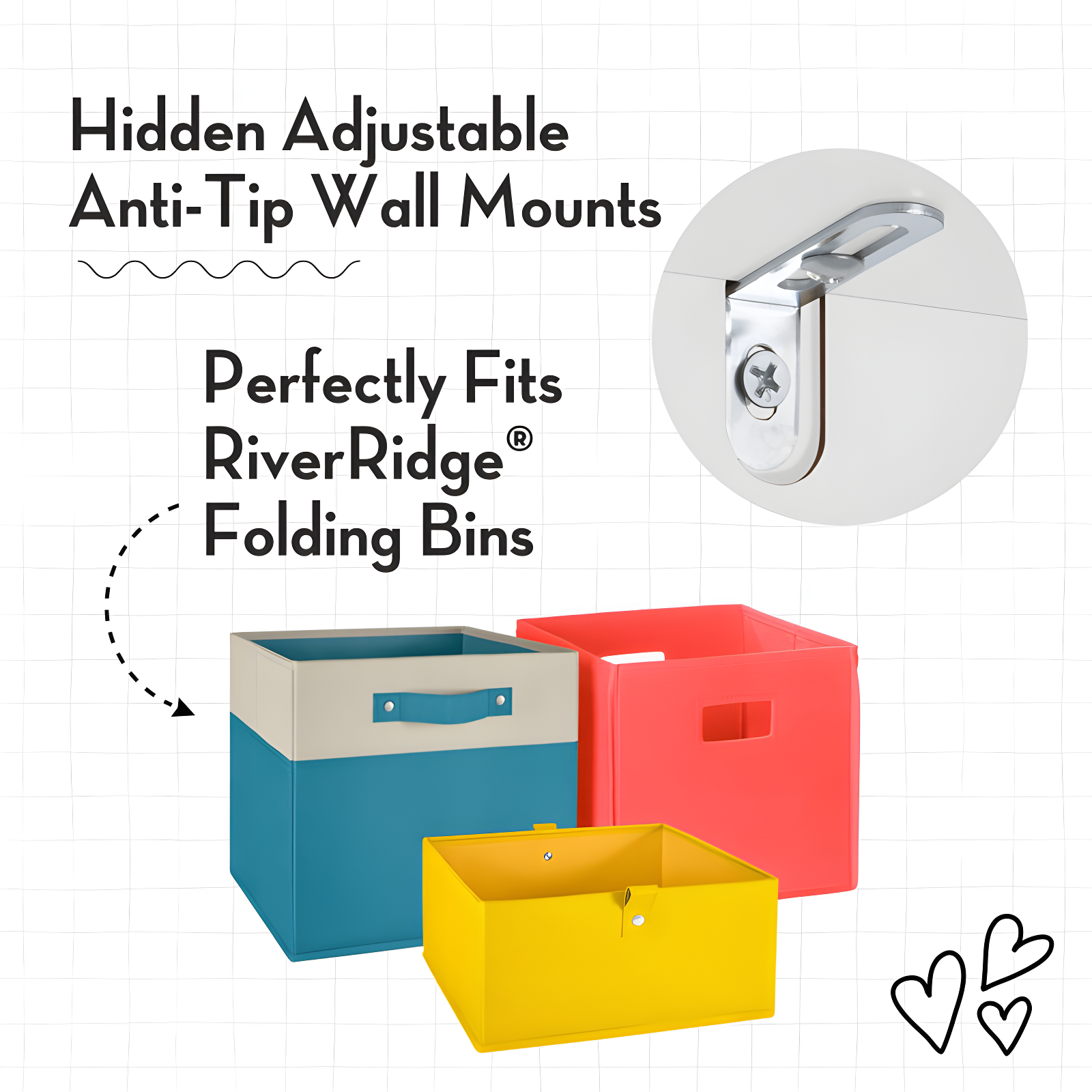 RiverRidge Home RiverRidge Kids Corner Playroom Cabinet with 6 Toy Storage Cubbies and 3 Angled Shelves