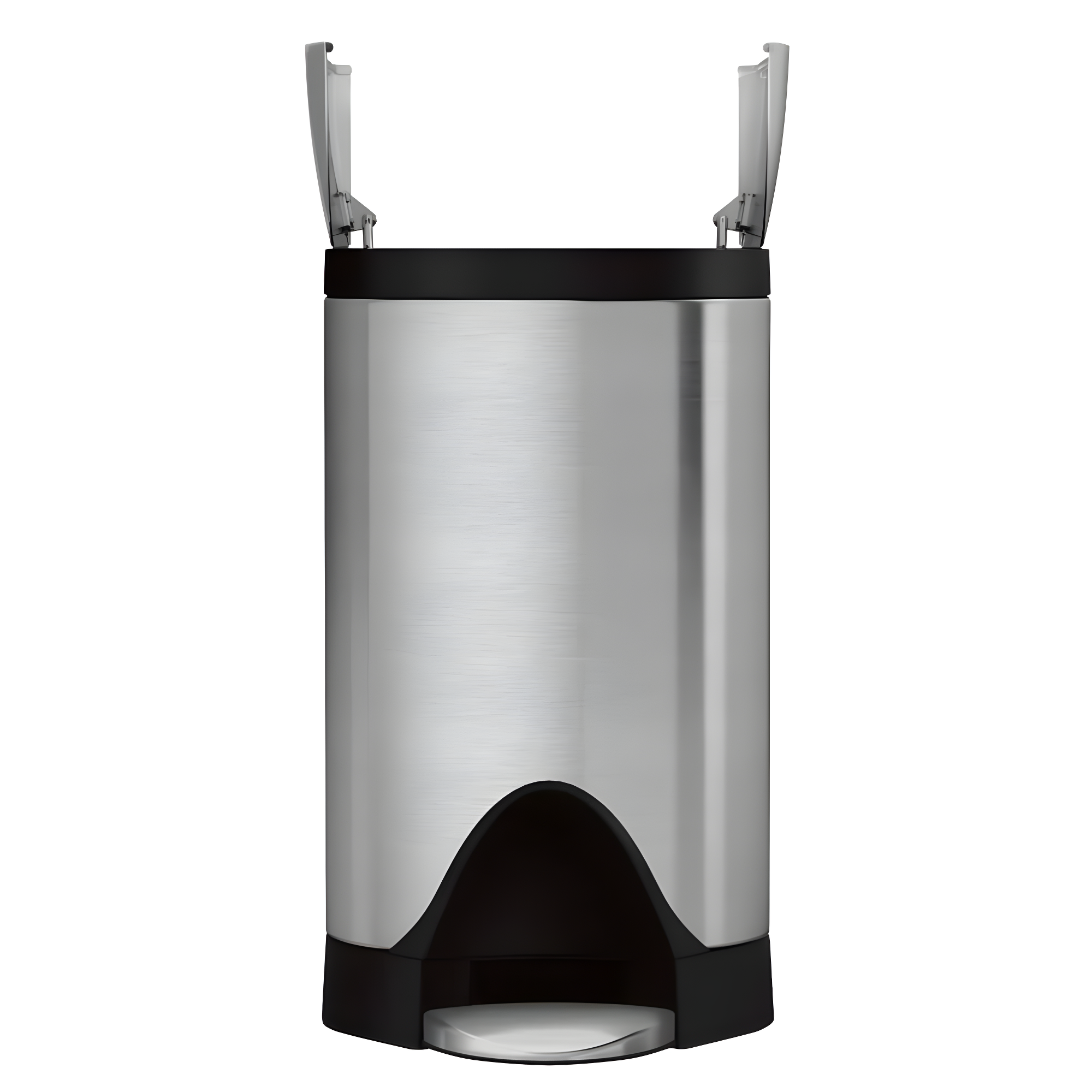 simplehuman ® Brushed Metal Butterfly Trash Can