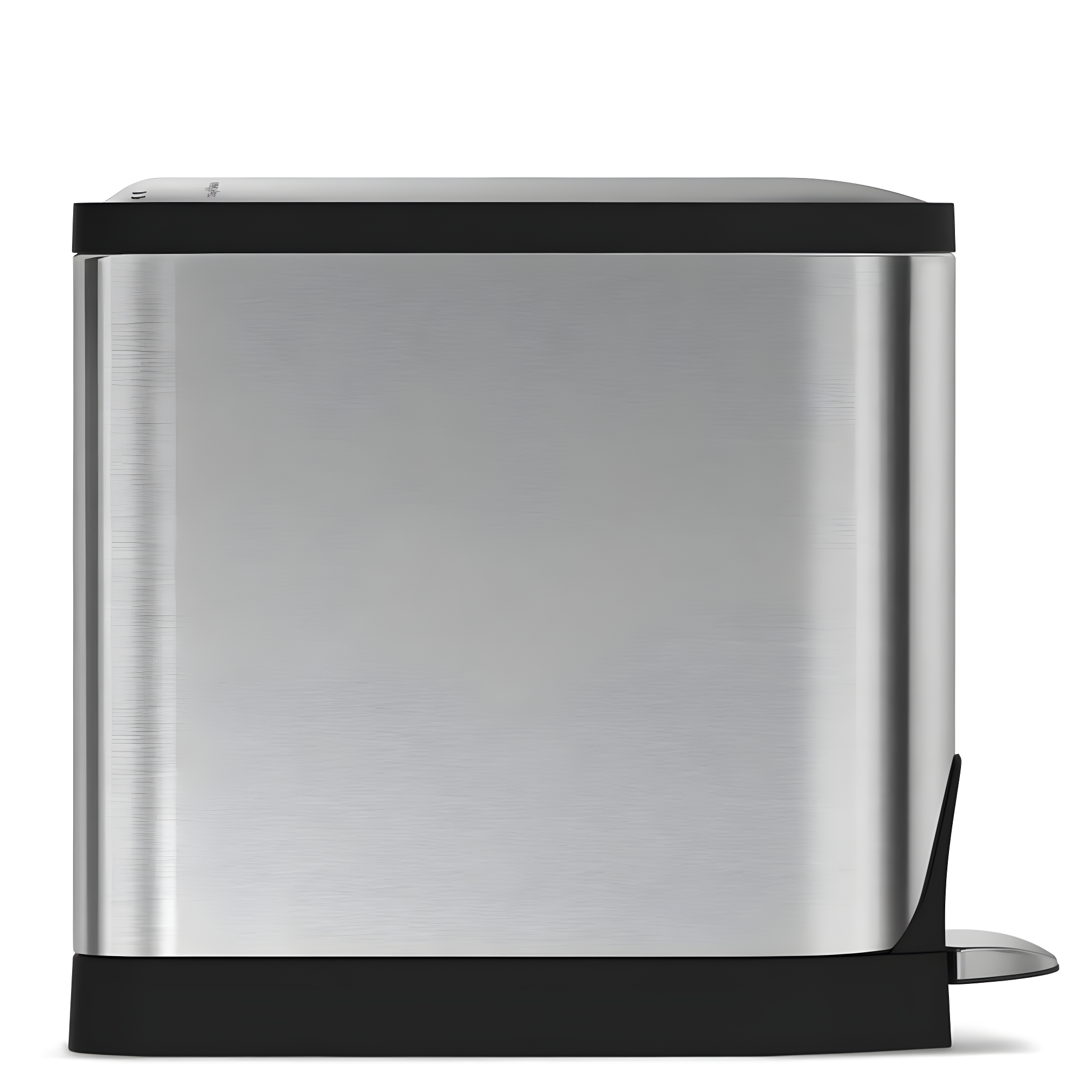 simplehuman ® Brushed Metal Butterfly Trash Can