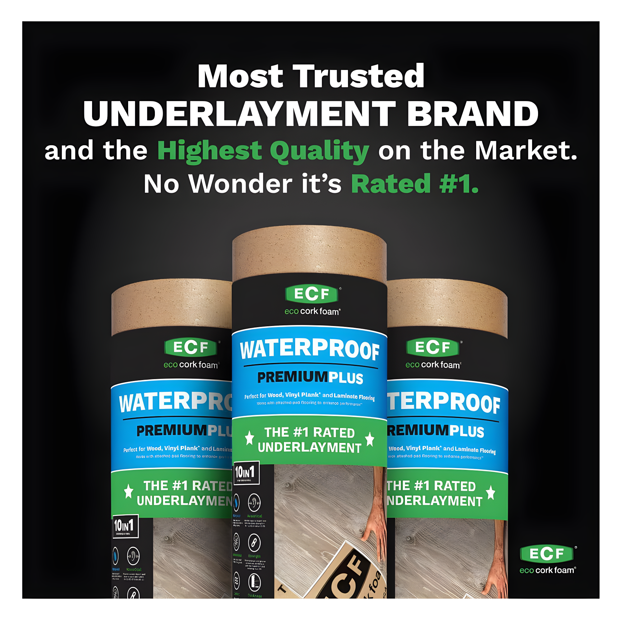 Cork Underlayment Roll (75 sq.ft./roll)