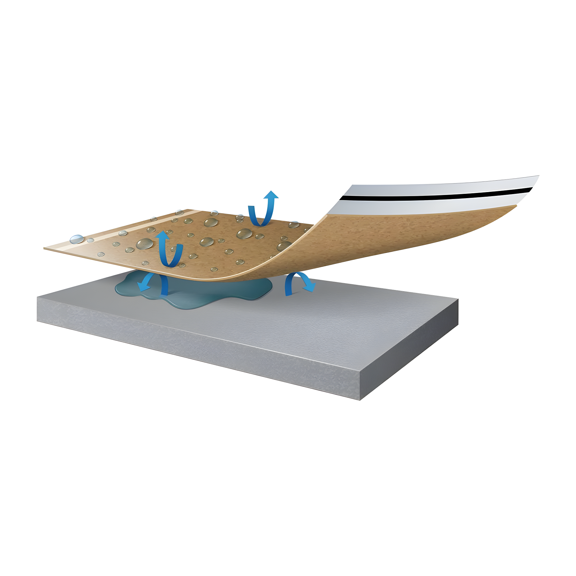 Cork Underlayment Roll (75 sq.ft./roll)