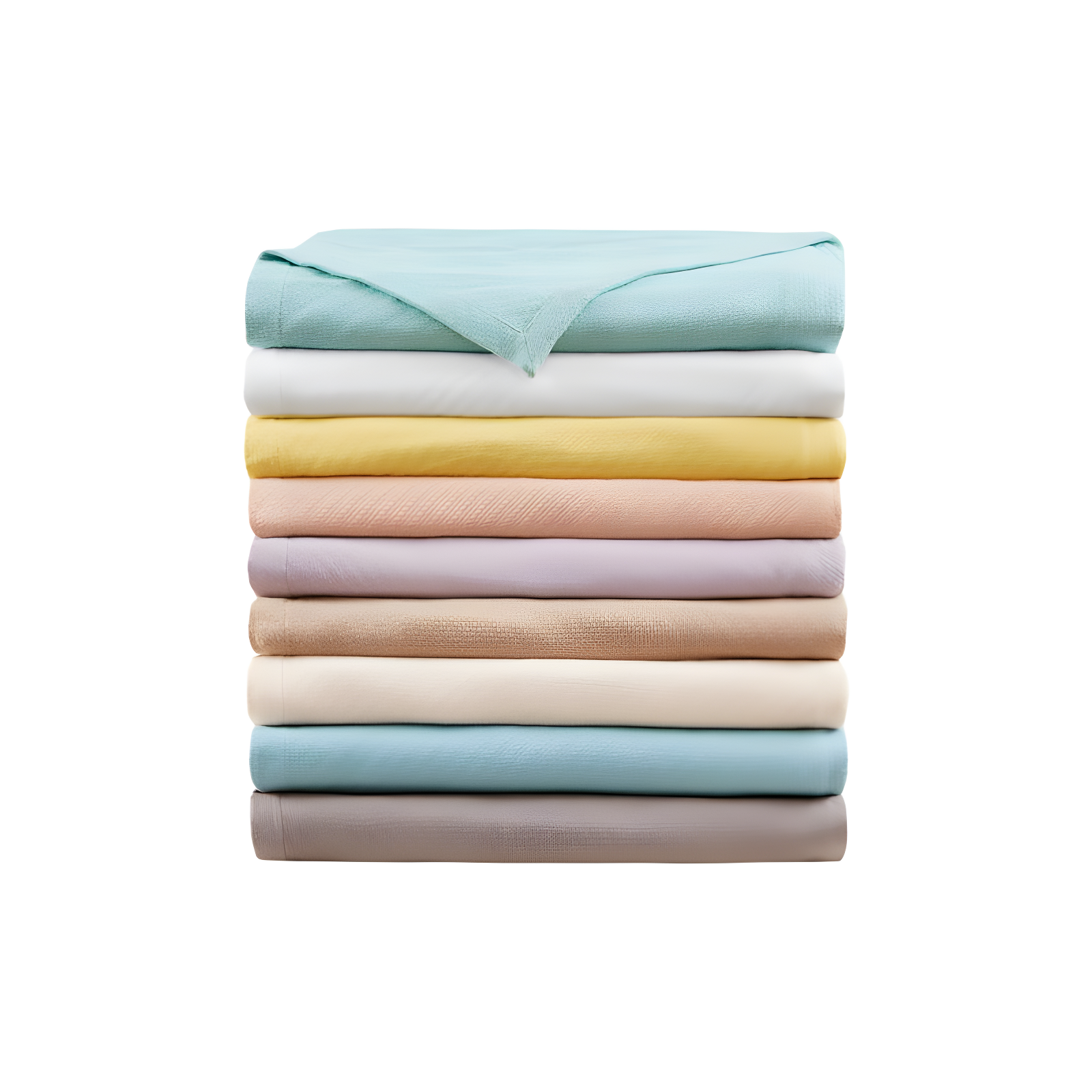 Madison Park Bed Blanket Liquid Cotton Full/Queen White: Machine Washable, No Fill Lightweight