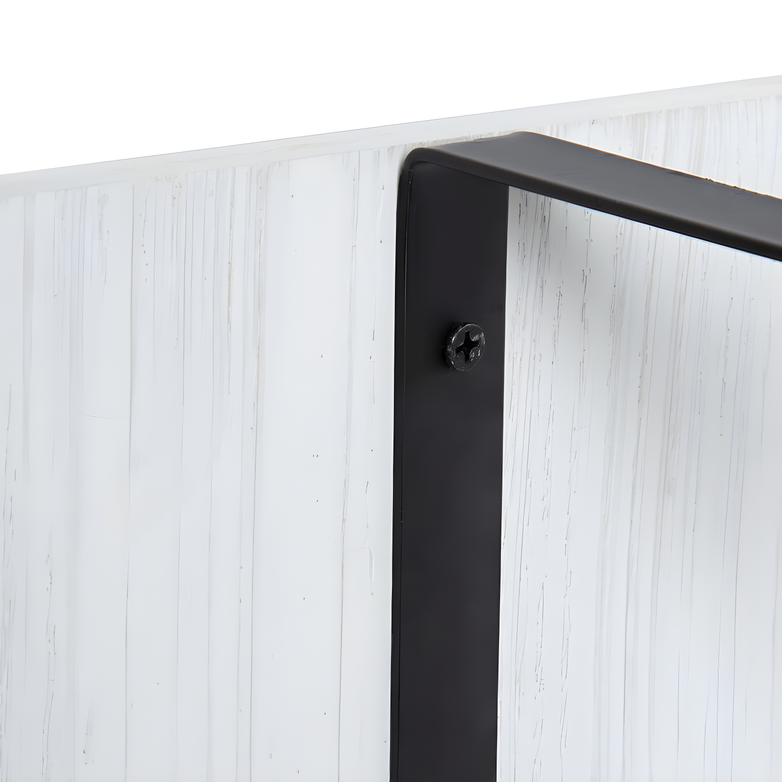 Kate and Laurel Oakly Rectangle Wood Wall Sconce, 7x18, White