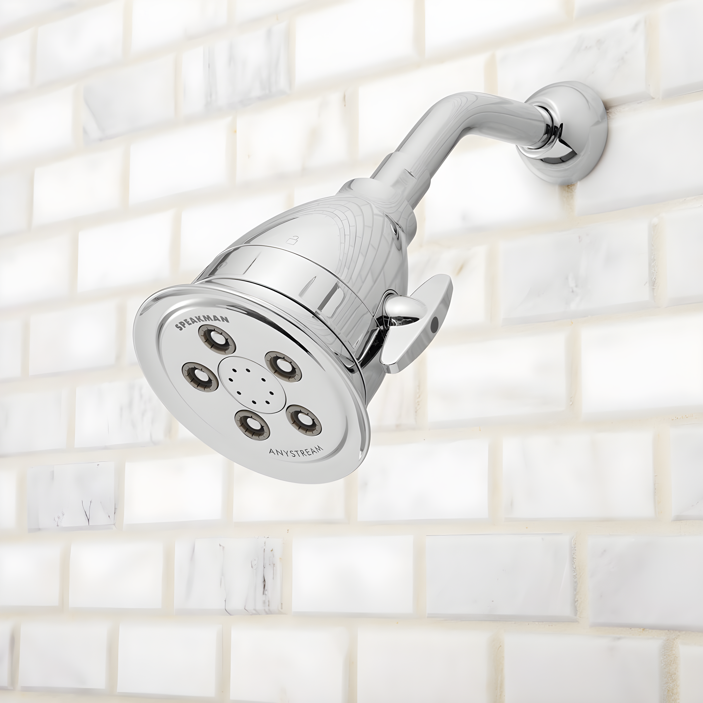 Speakman Hotel Pure Anystream High Pressure Shower Head-1.75 GPM Adjustable Showerhead with Filter, Polished Chrome