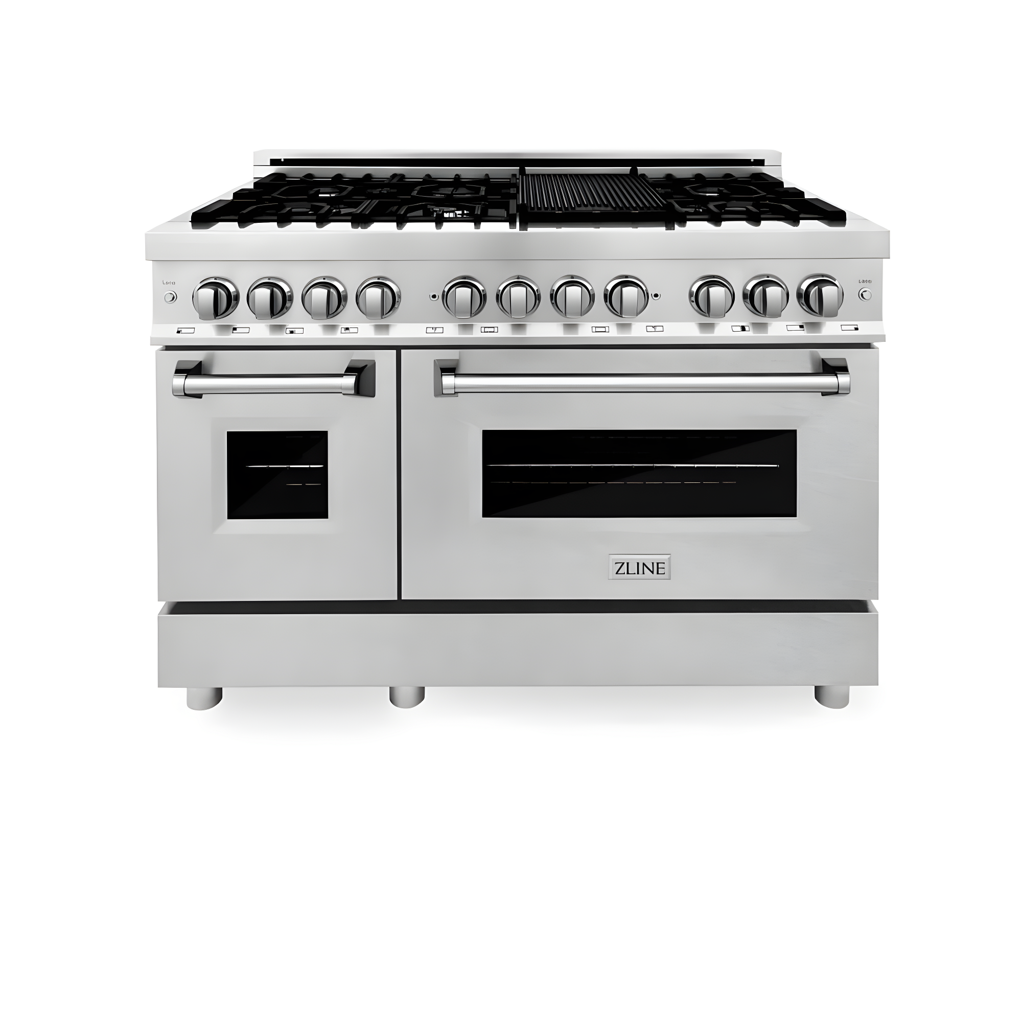 ZLINE 48 in. Legacy Dual Fuel Range w/ 7 Burner Cooktop & 2 Ovens w/ Doors