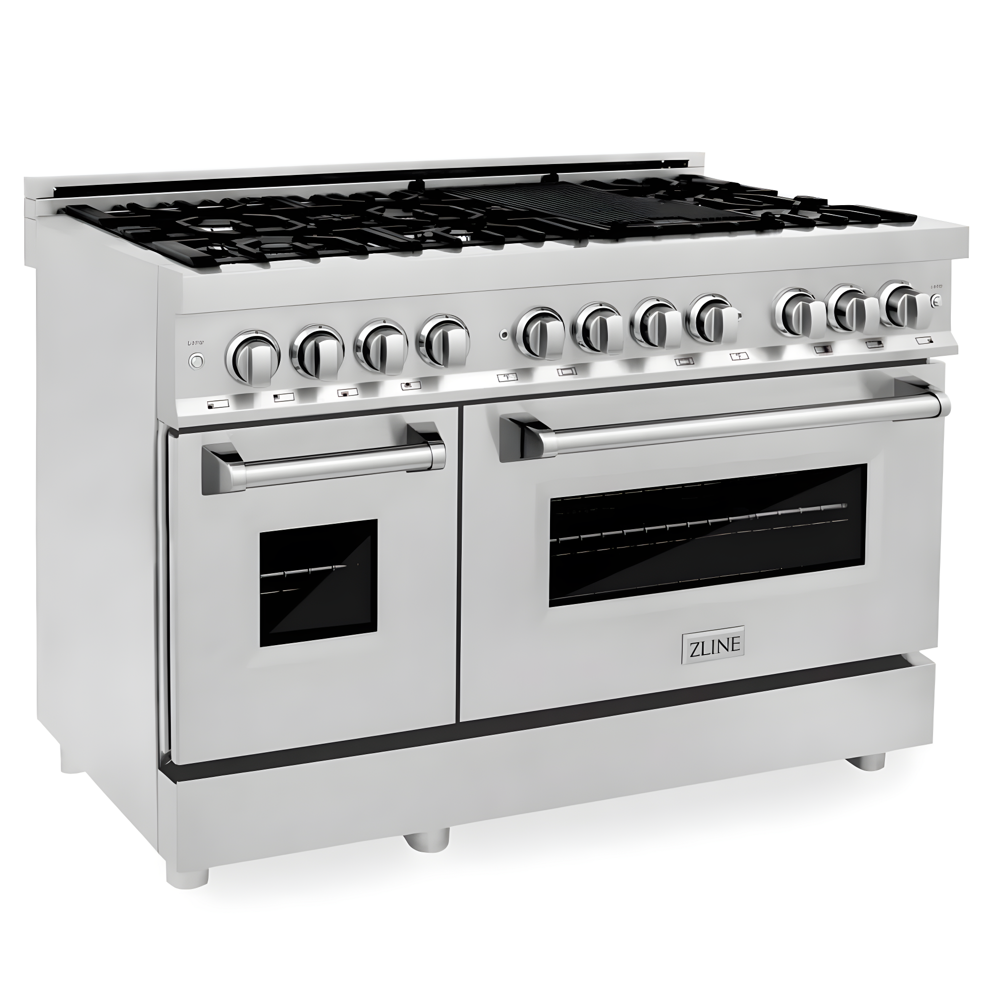 ZLINE 48 in. Legacy Dual Fuel Range w/ 7 Burner Cooktop & 2 Ovens w/ Doors