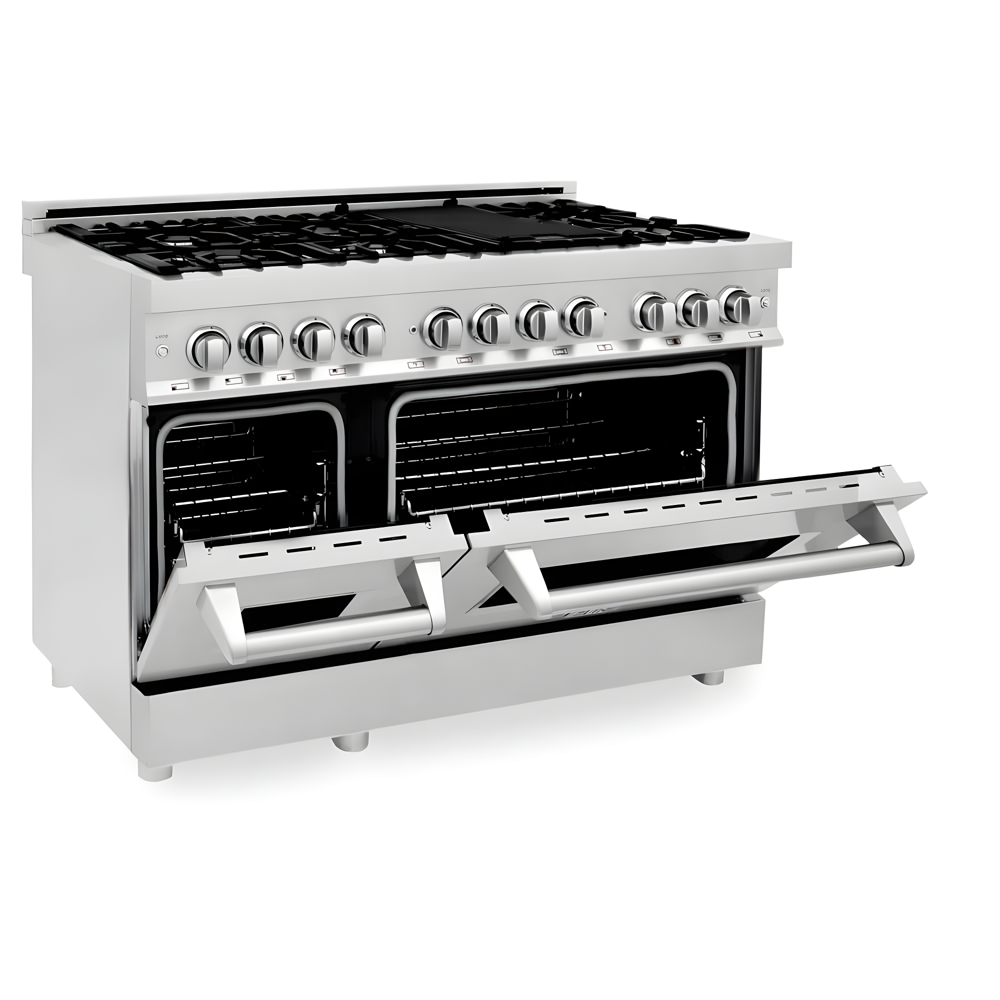 ZLINE 48 in. Legacy Dual Fuel Range w/ 7 Burner Cooktop & 2 Ovens w/ Doors