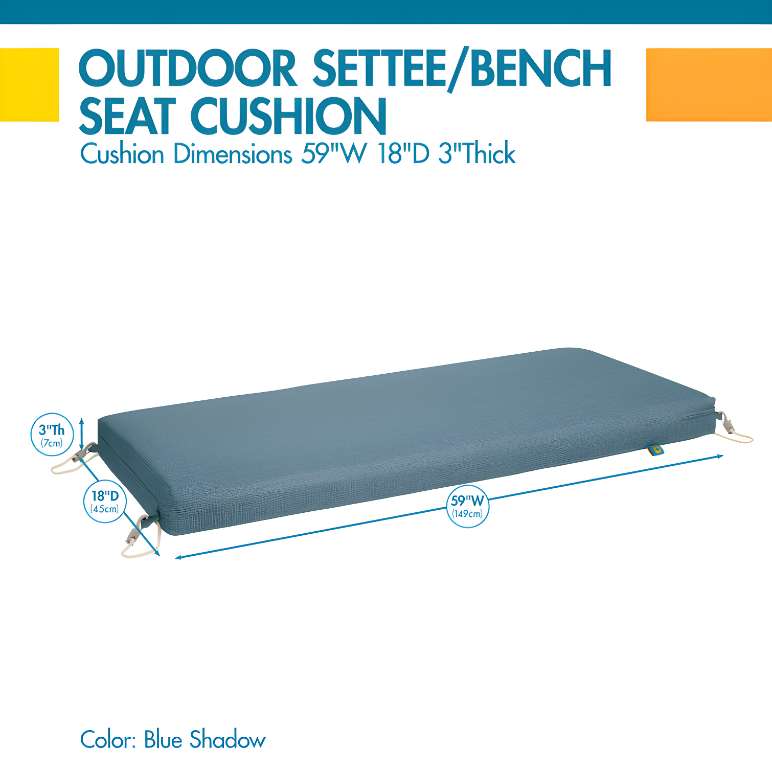Patio Bench Cushion