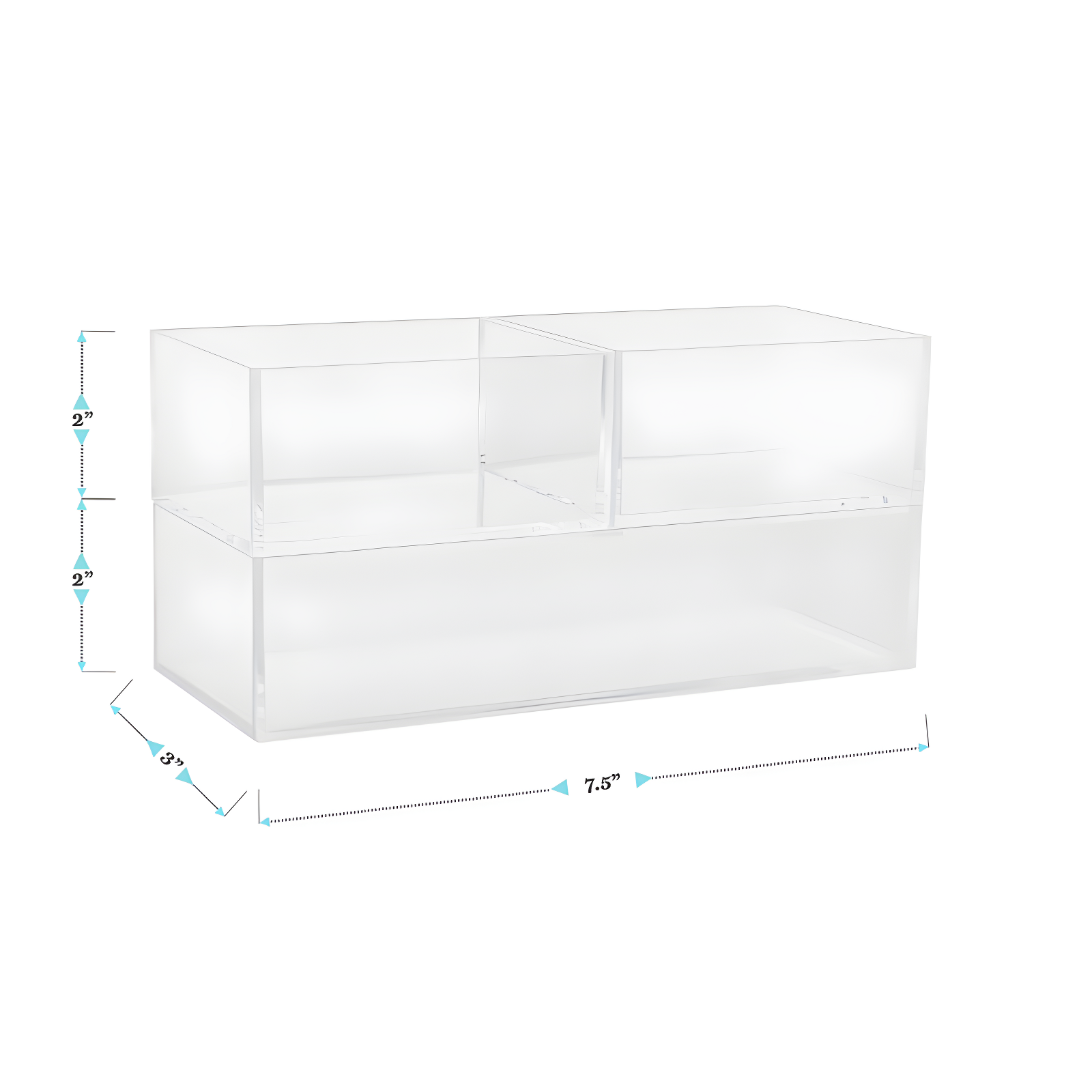 Martha Stewart Thomas Martha Stewart Stack and Slide Plastic Tray Office Desktop Organizers