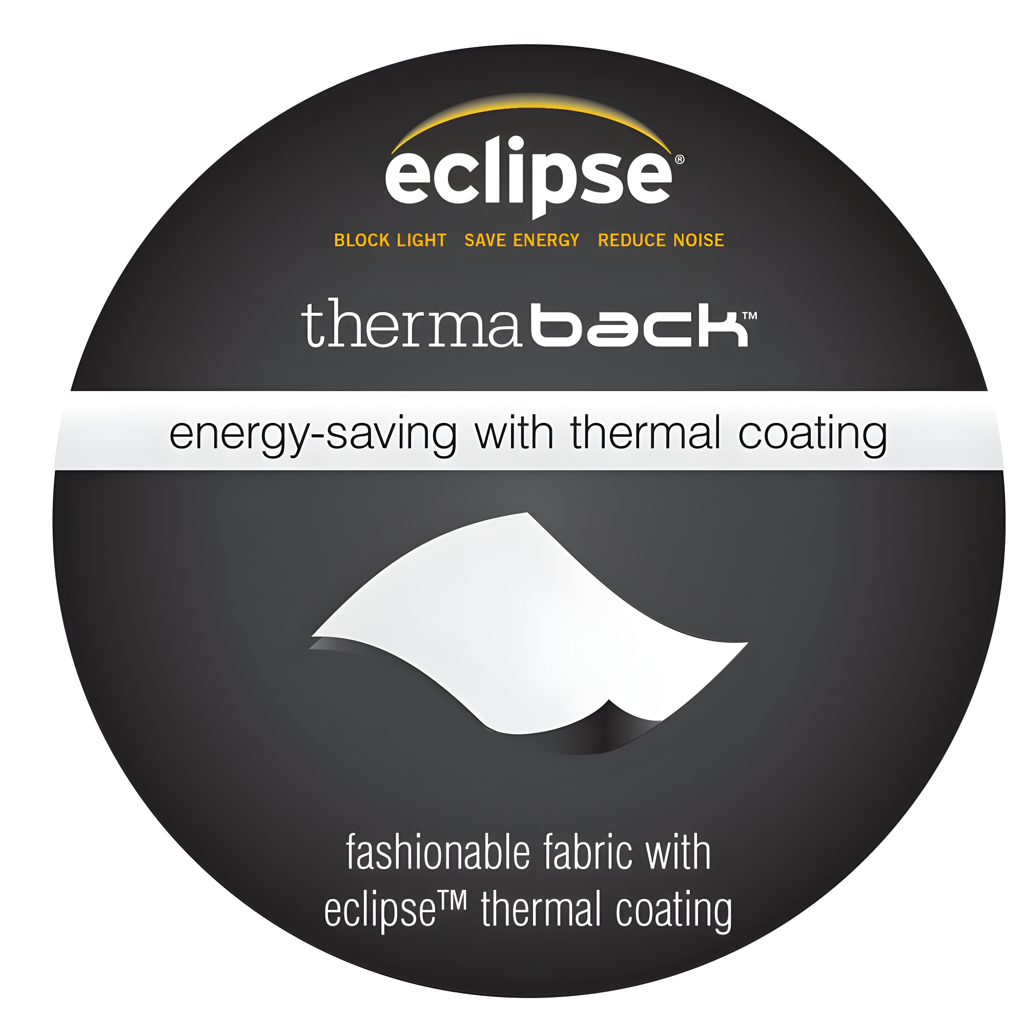 Eclipse Microfiber Blackout Grommet Curtains, Solid Thermaback Window Curtains