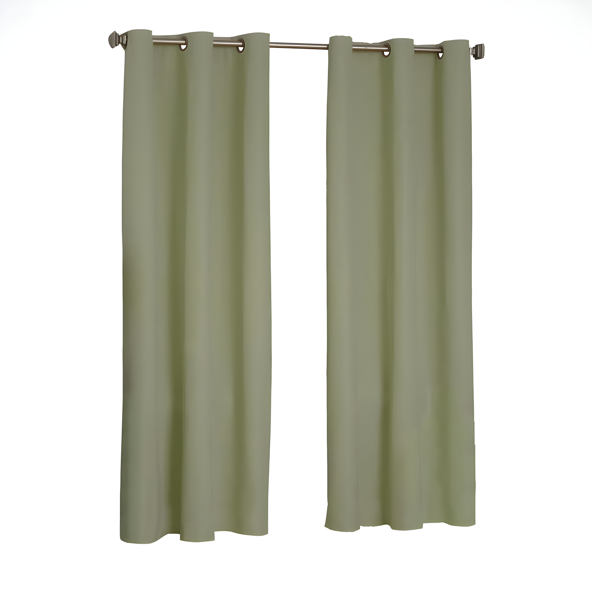 Eclipse Microfiber Blackout Grommet Curtains, Solid Thermaback Window Curtains