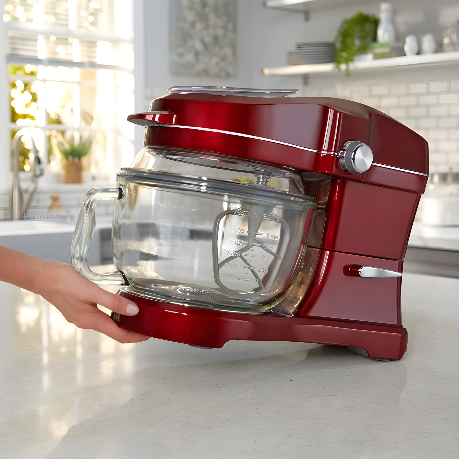 Kenmore KKEOVSMR Kenmore Elite Ovation 5 Qt. Stand Mixer with Pour-In Top, 500W