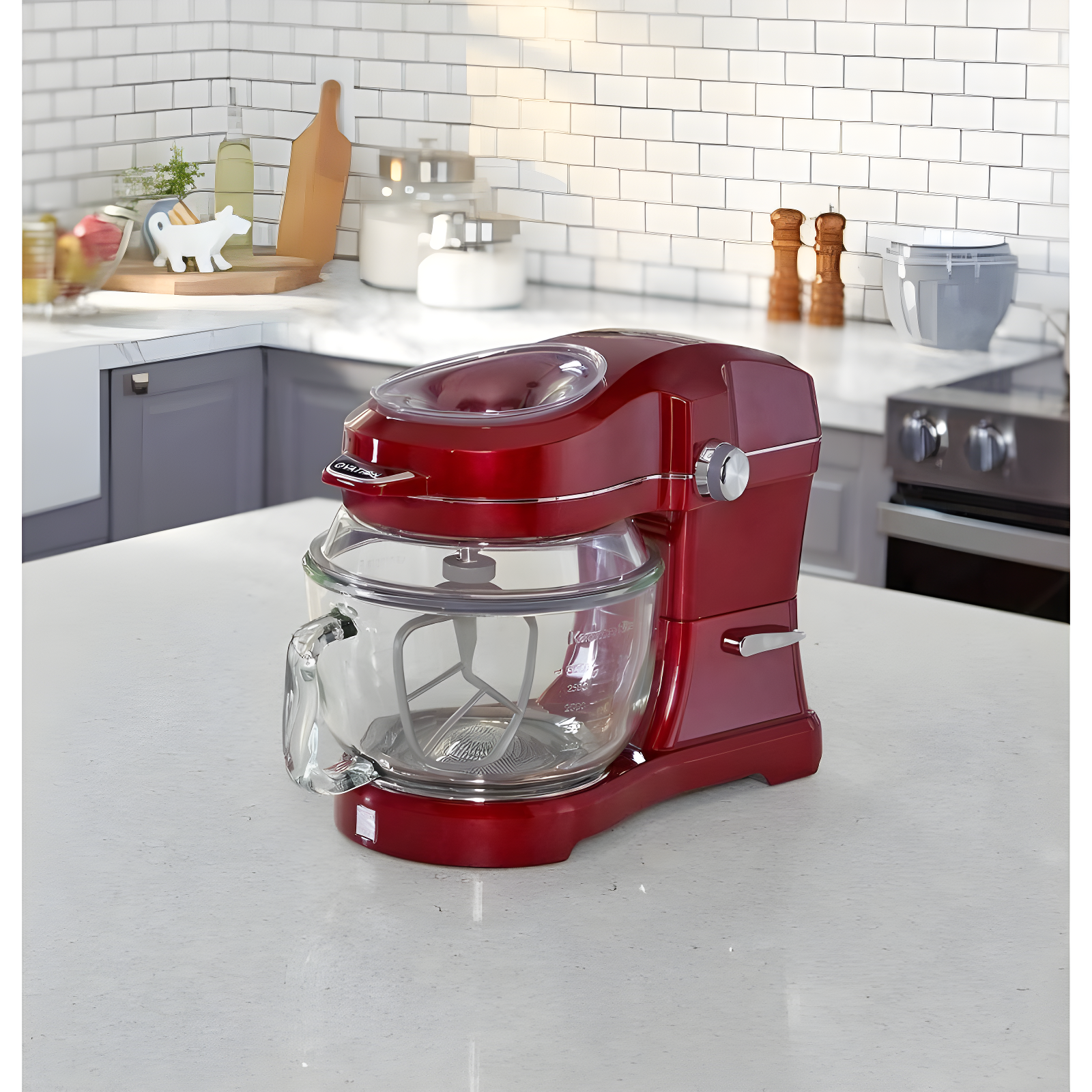 Kenmore KKEOVSMR Kenmore Elite Ovation 5 Qt. Stand Mixer with Pour-In Top, 500W