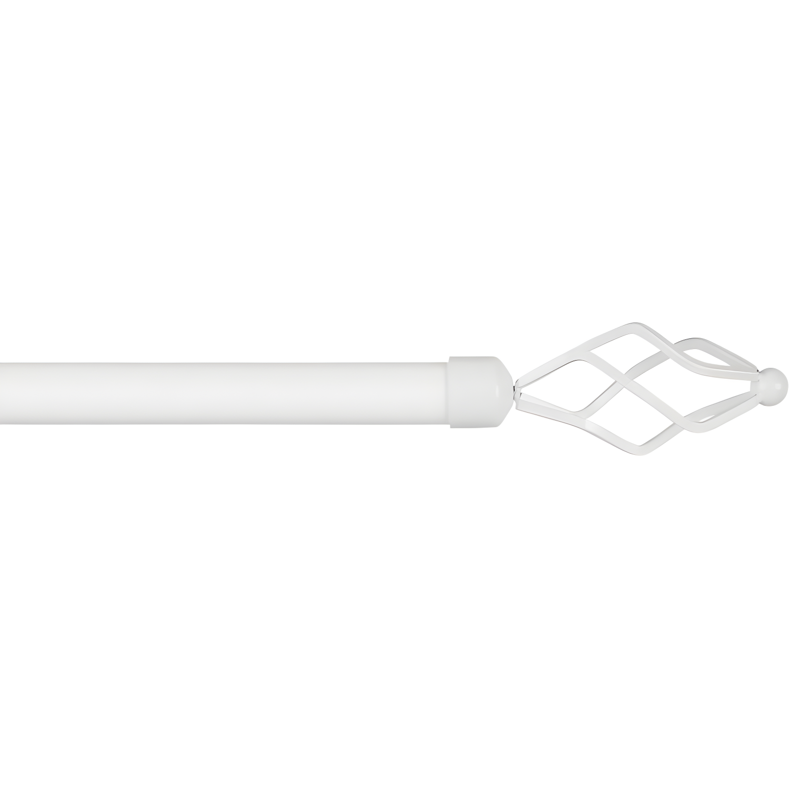 Amalgamated Textiles Exclusive Home Lancelot 1" Window Curtain Rod and Finial Set, Adjustable