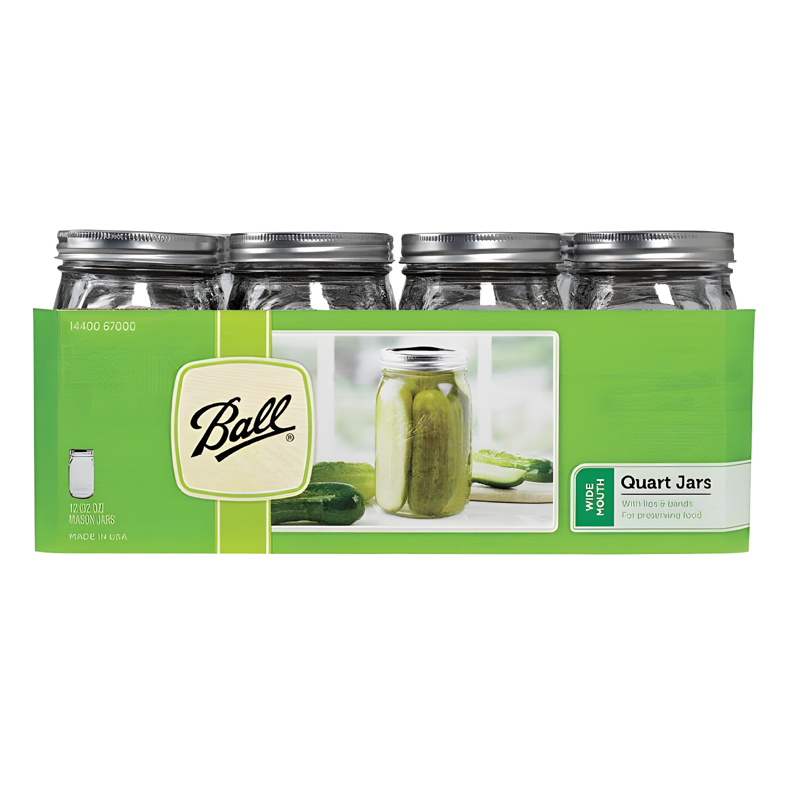 Ball Glass Jar - Set of 12