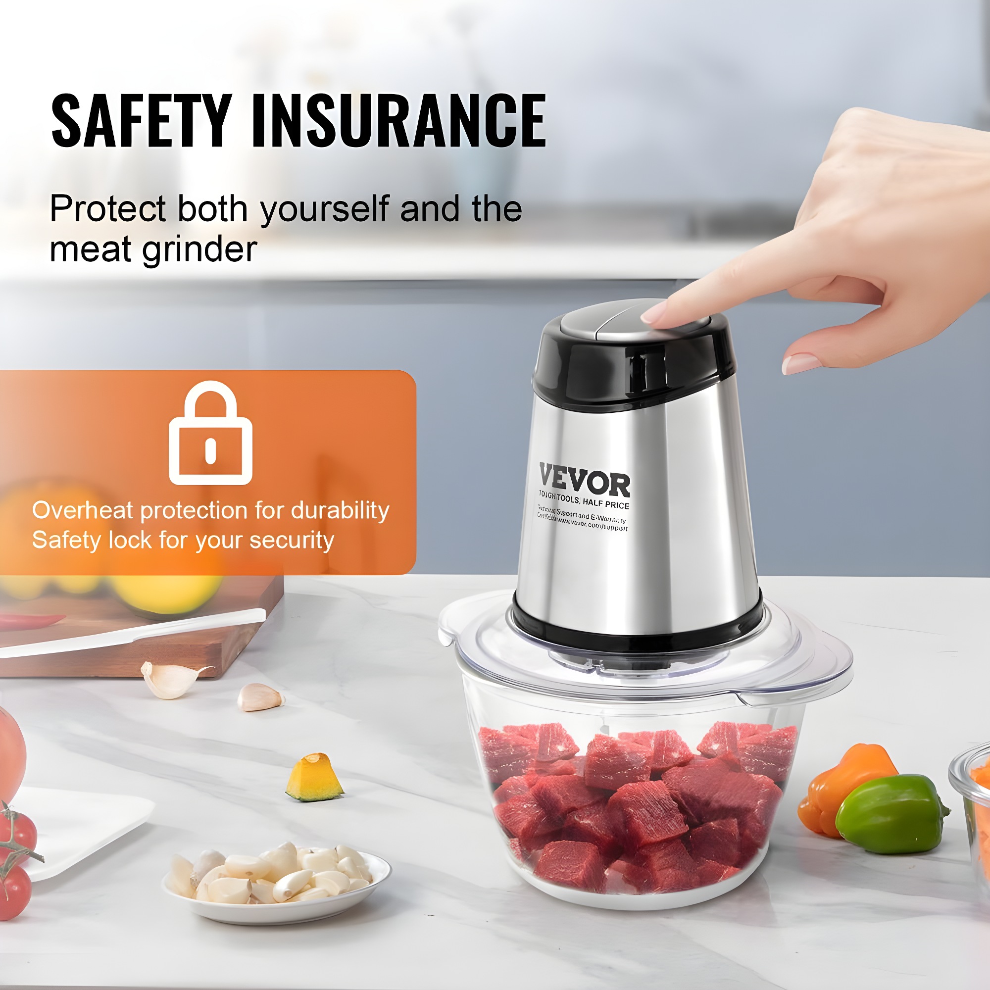 VEVOR VEVOR 5 Cup Food Processor