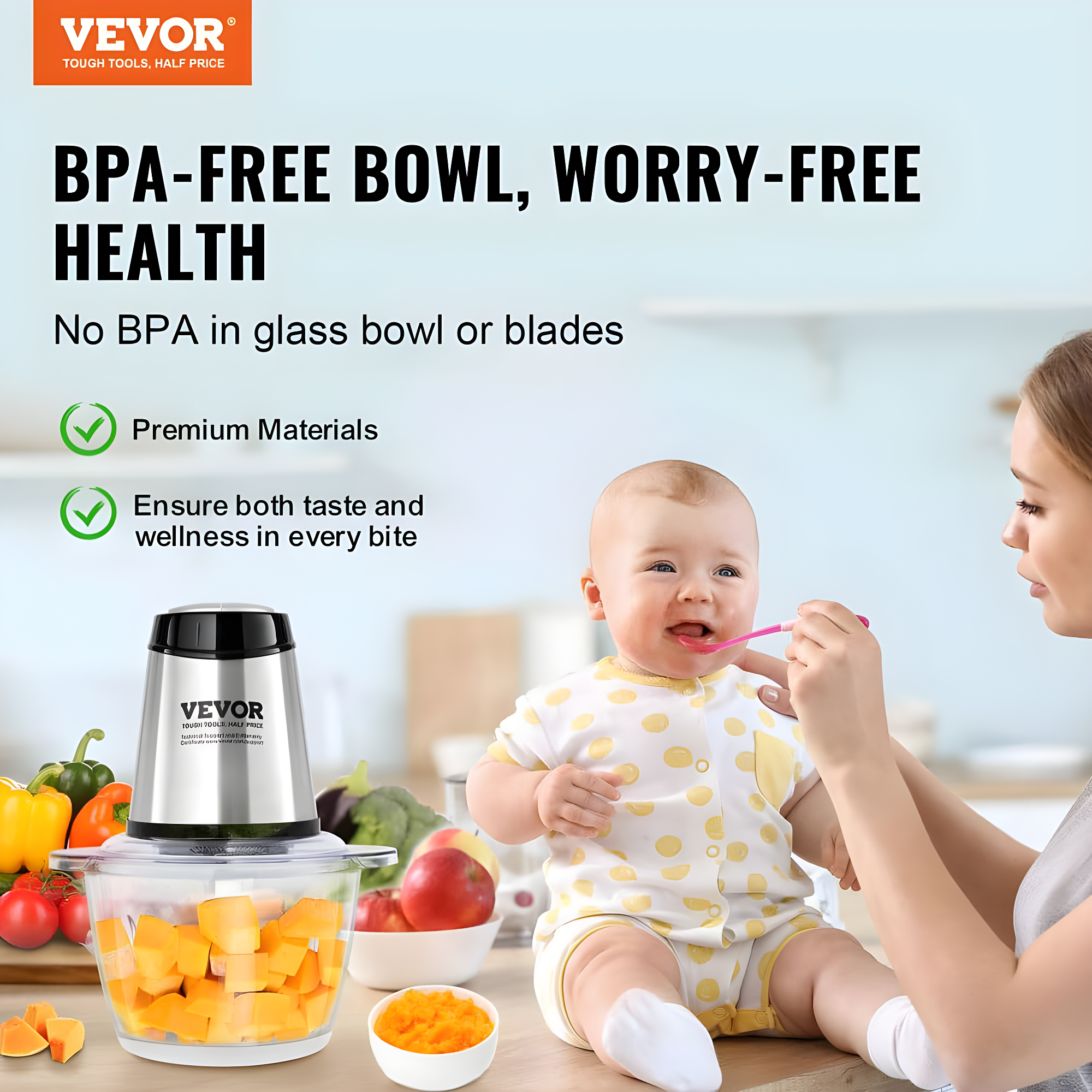 VEVOR VEVOR 5 Cup Food Processor