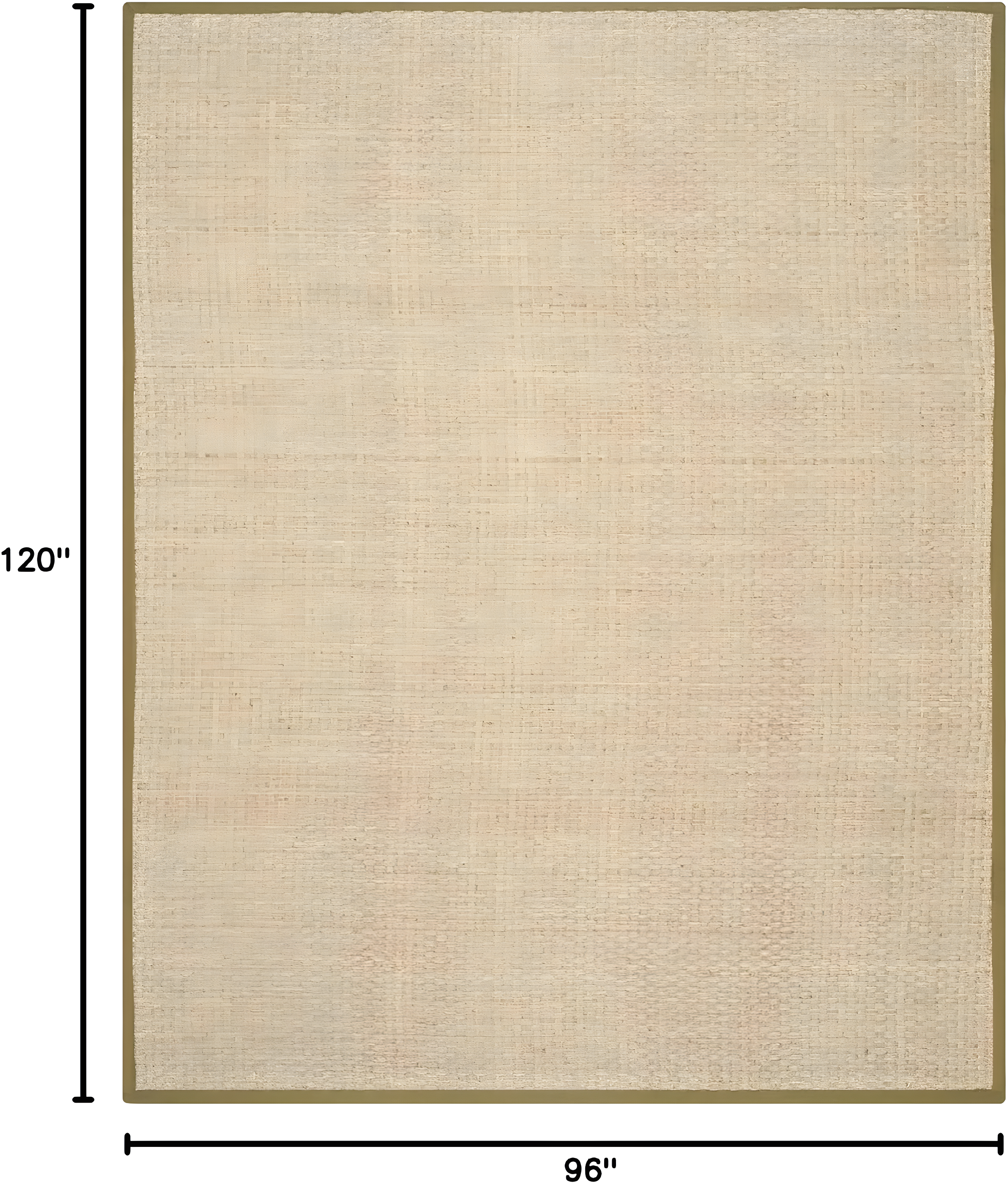 Natural Fiber NF114 Power Loomed Area Rug - Natural/Olive - 8'x10' - Safavieh.