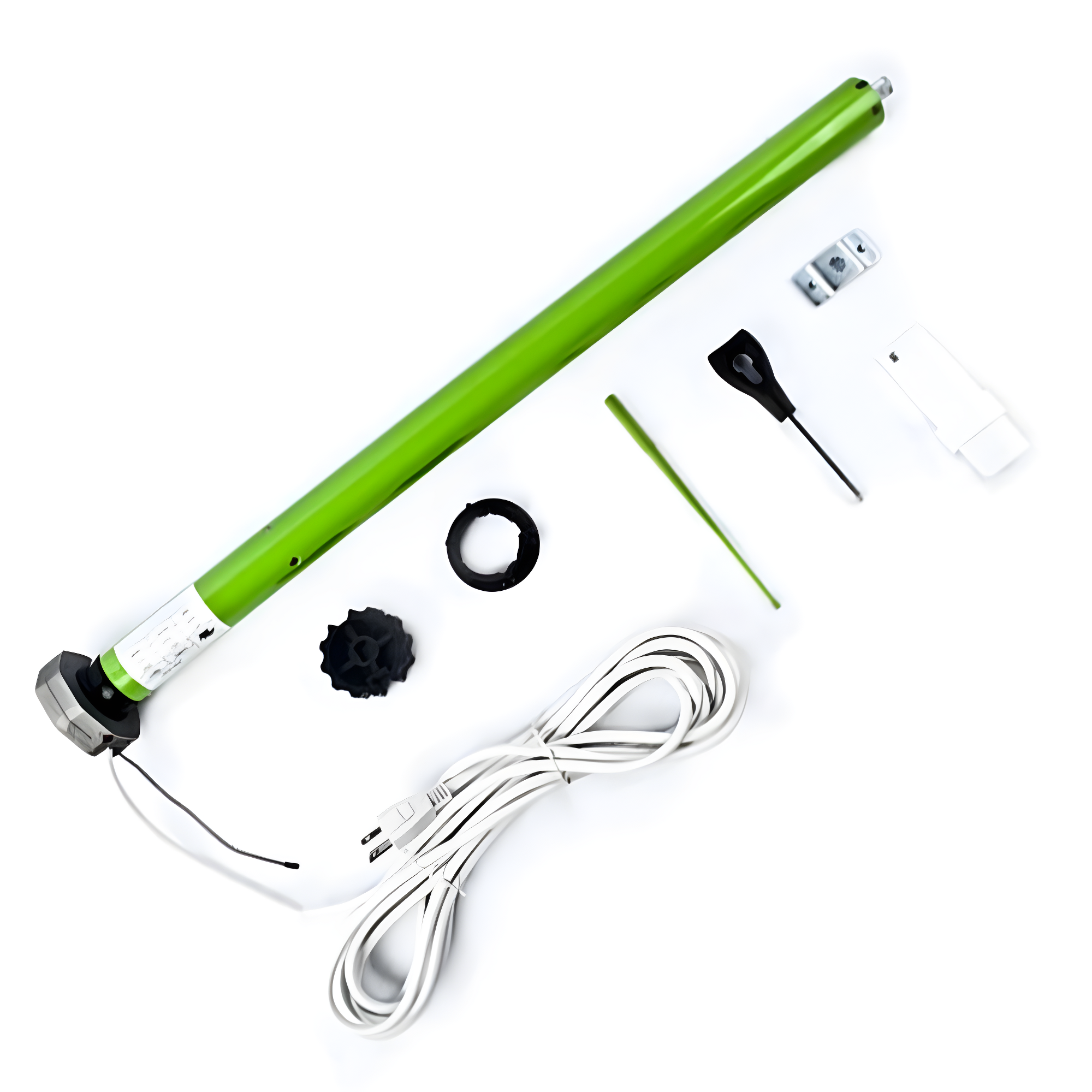 Motorized Retractable White Frame Patio Awning