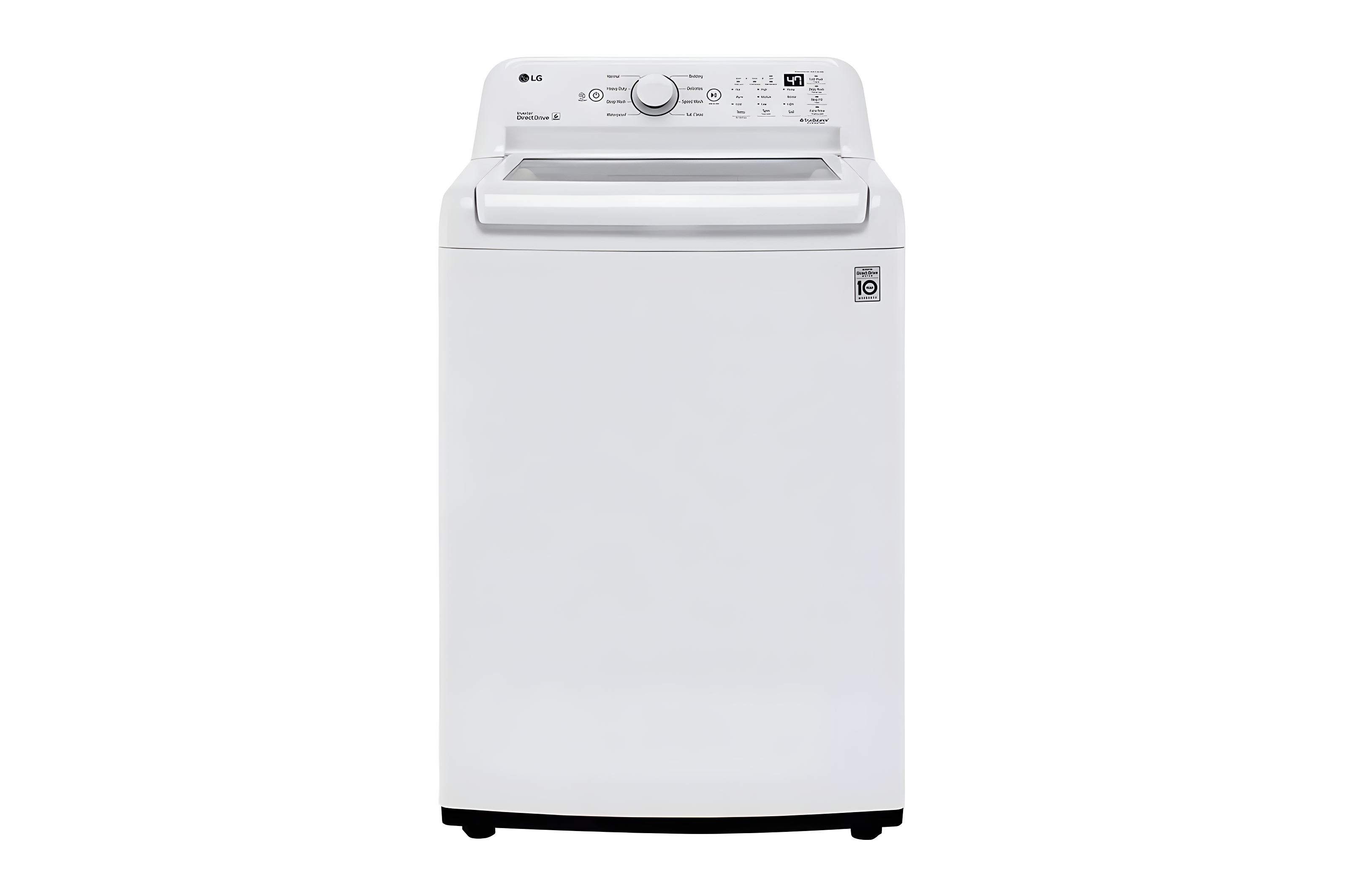 LG 4.3 cu. ft. Ultra Large Capacity Top Load Washer with 4-Way Agitator & TurboDrum Technology, White