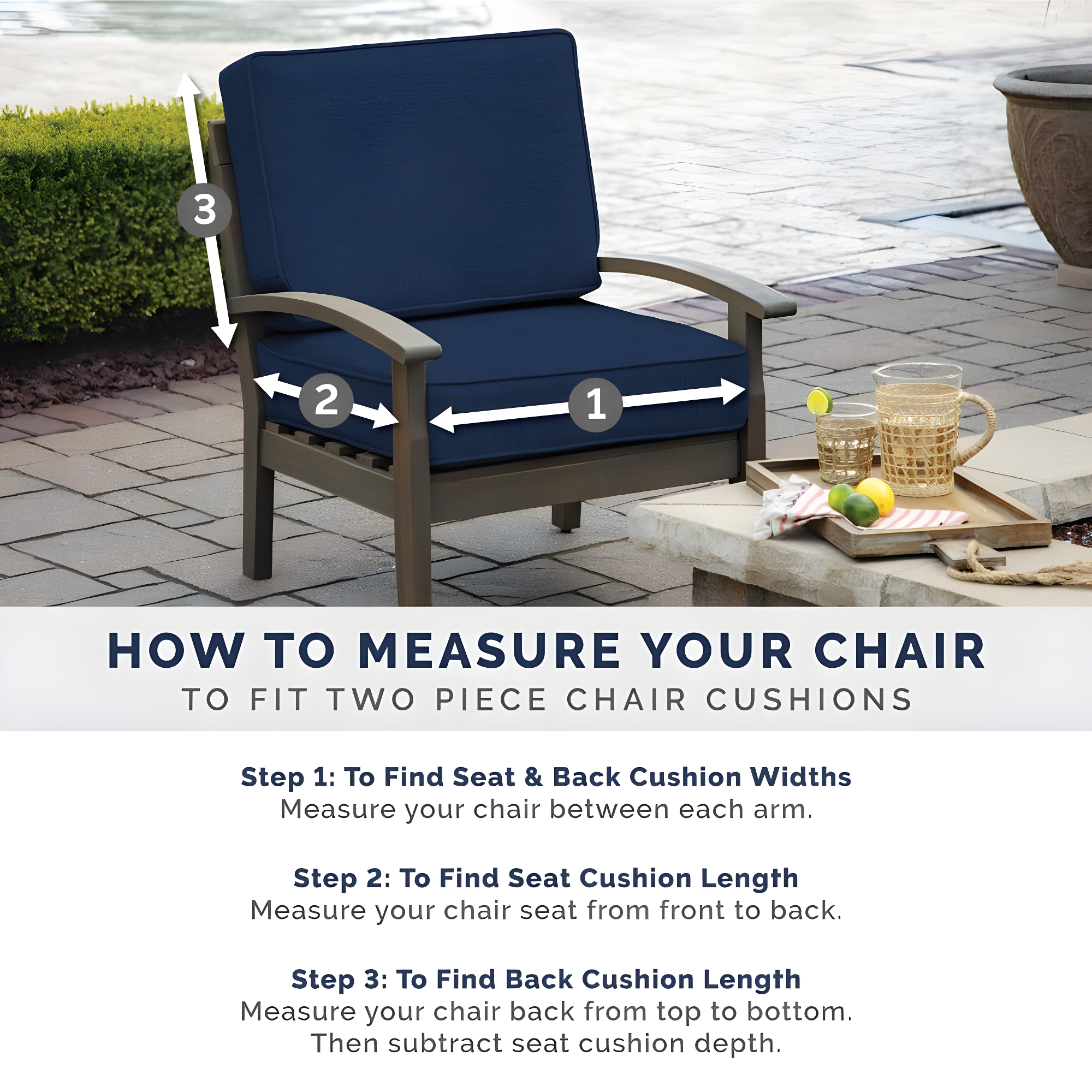 Outdoor Lounge Chair Cushion