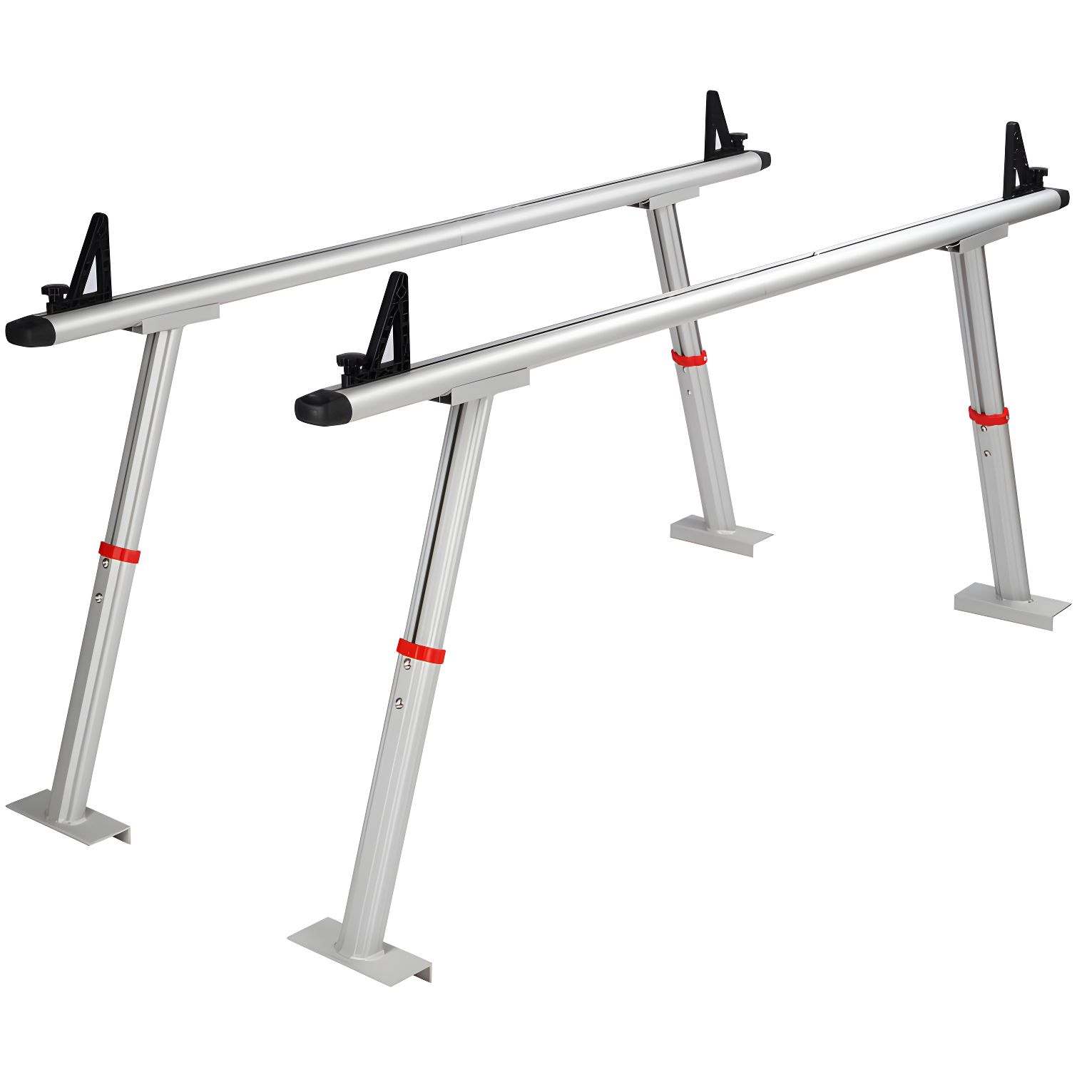 VEVOR 71'' W Aluminum Height -Adjustable Add-On Unit (Set of 2)