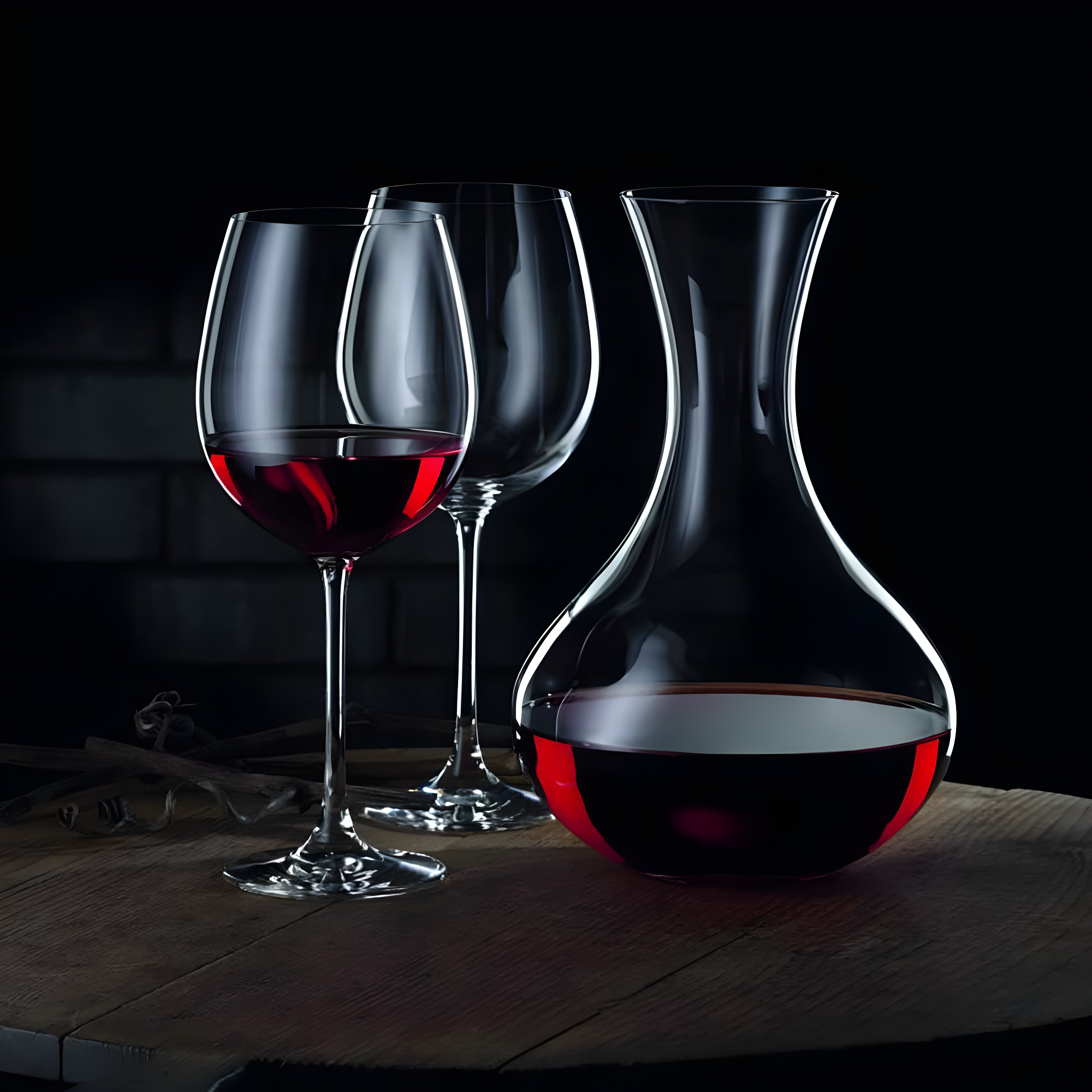 Nachtmann Vivendi Decanter with Glasses, Set of 5 Pieces,63.5 oz.