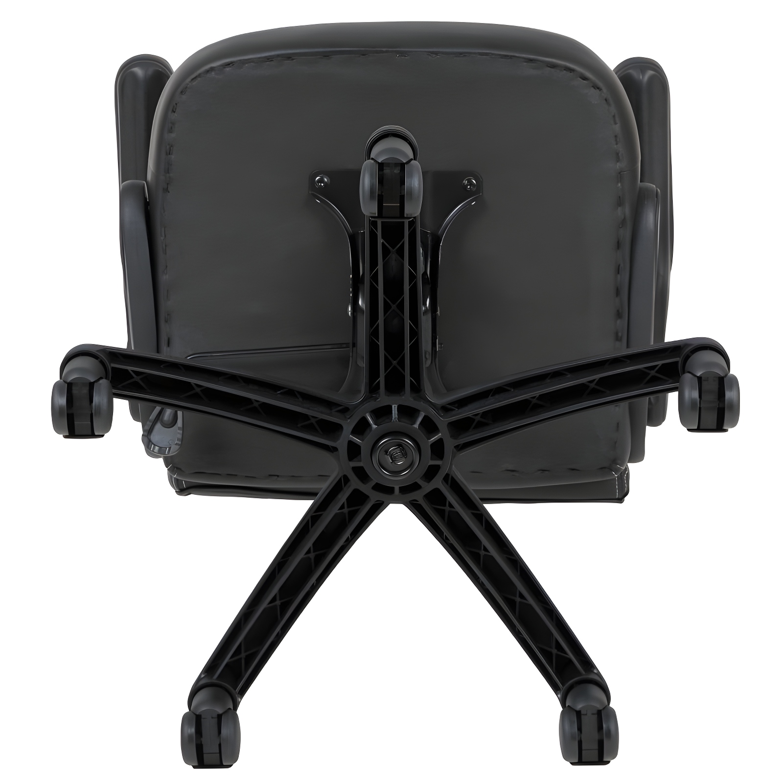 Flash Furniture X10 Gaming Chair, Racing Style Ergonomic Office Chair, Height Adjustable Swivel Computer Chair with Flip-Up Arms, Black LeatherSoft