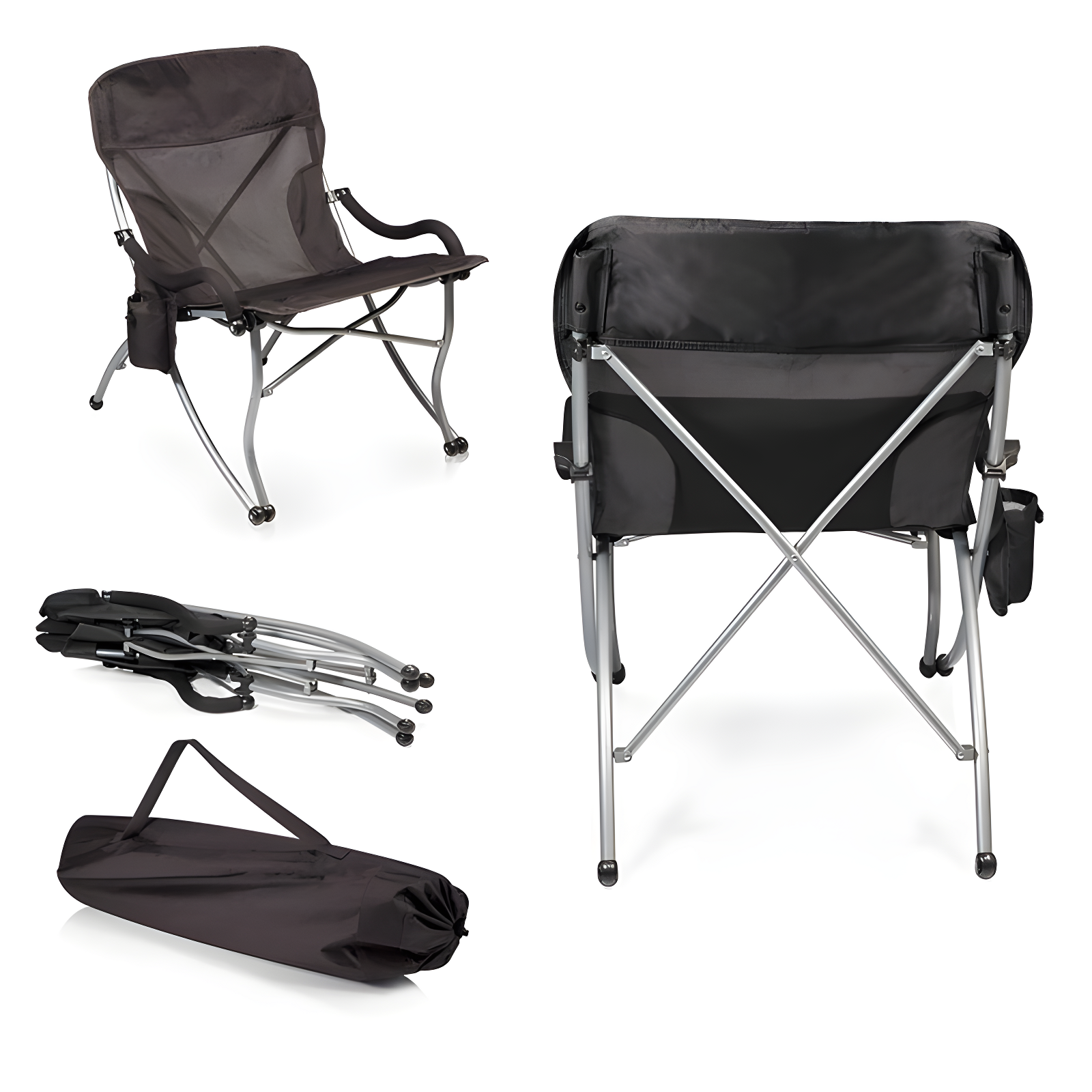 PT-XL Heavy Duty Camping Chair - XL Beach Chair - 400 lb Capacity Camp Chair