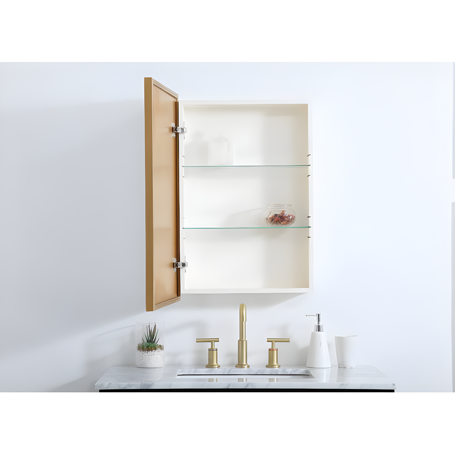 Sabine Metal Rectangle Wall Mirror
