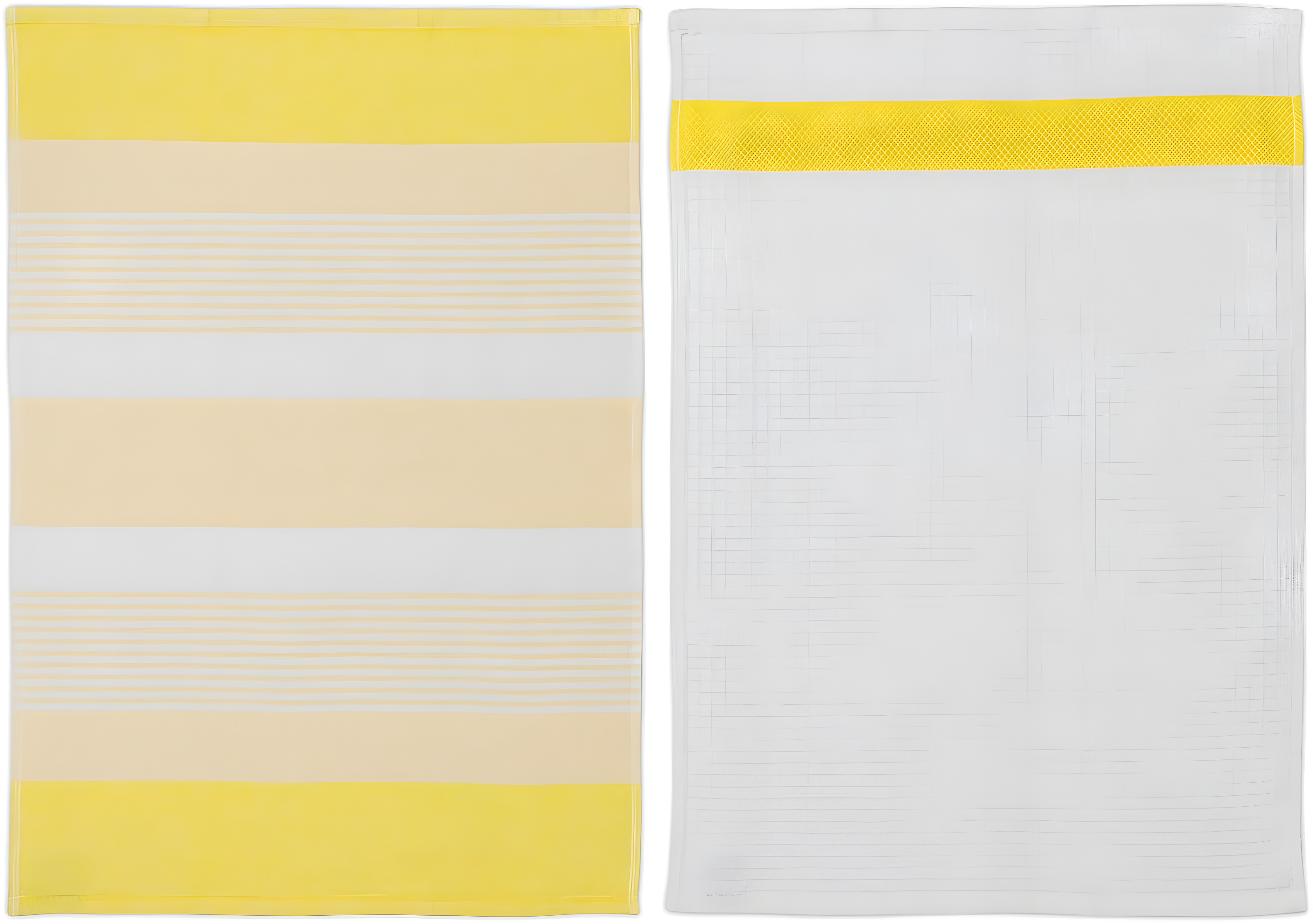 KAF Home Madison Set of 4 Absorbent, Durable and Soft Kitchen Towels | 18" x 28"  - Sunshine