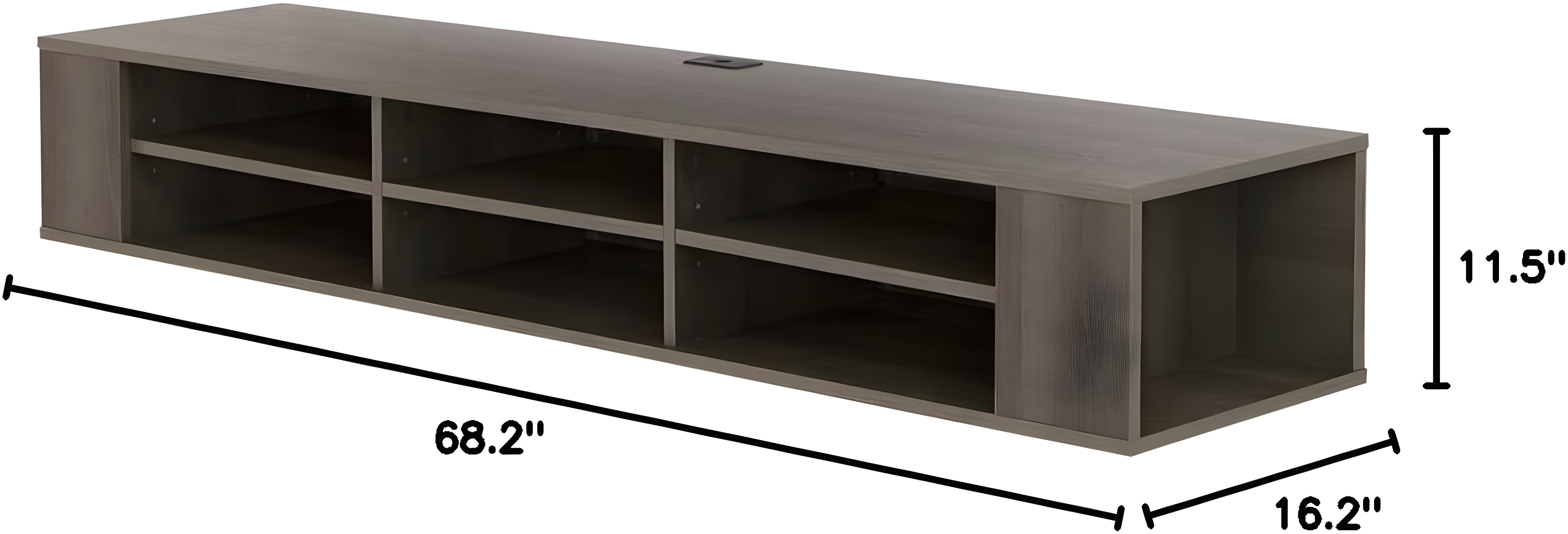 City Life Floating TV Stand for TVs up to 78"