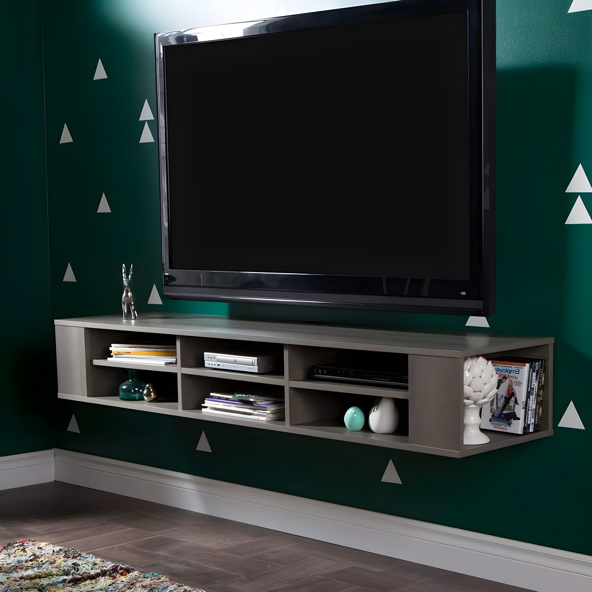 City Life Floating TV Stand for TVs up to 78"