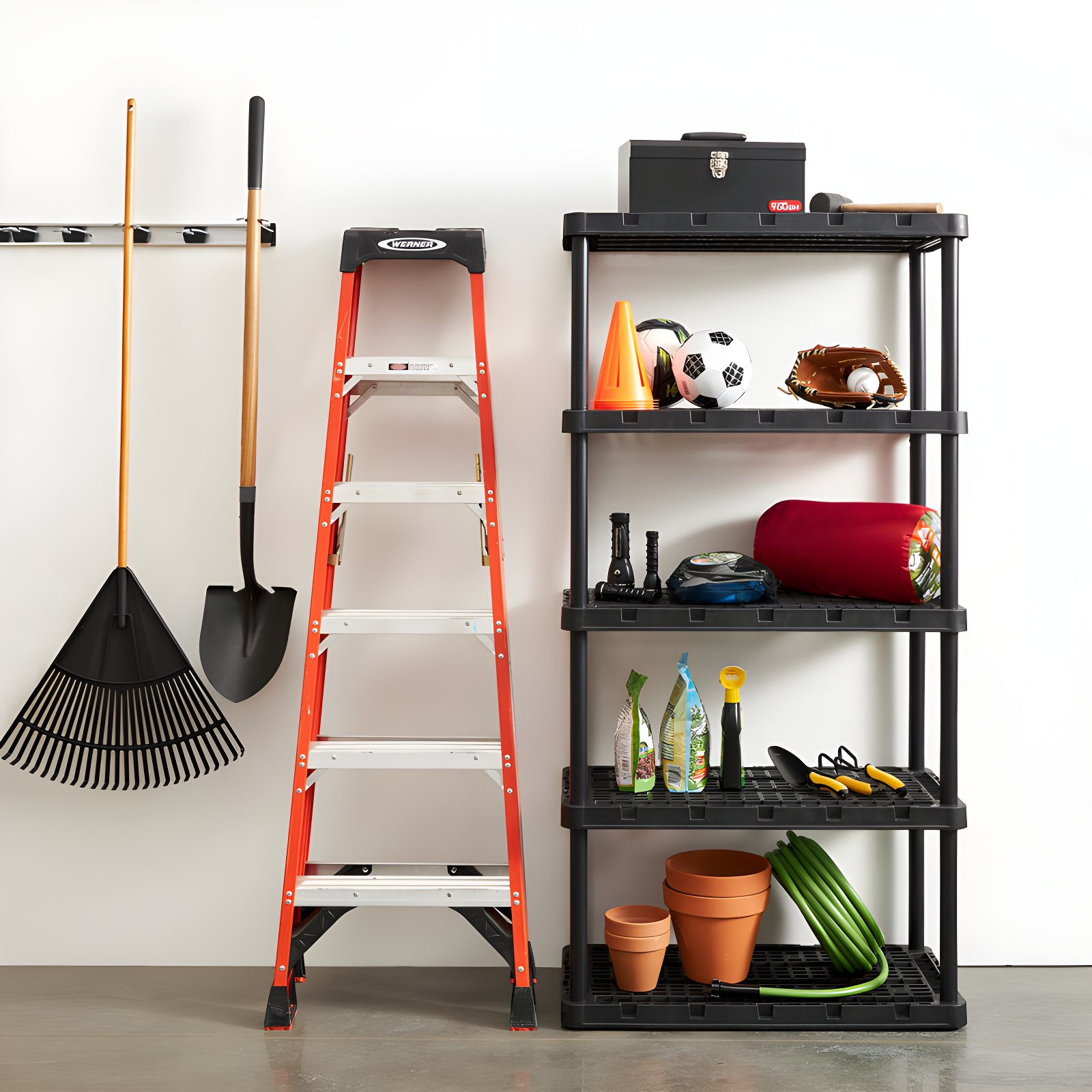 36'' W Plastic Shelving Unit