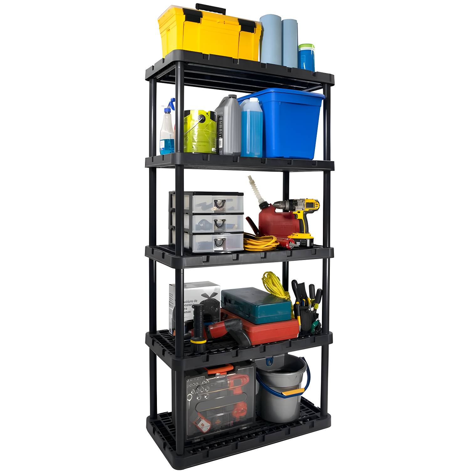 36'' W Plastic Shelving Unit