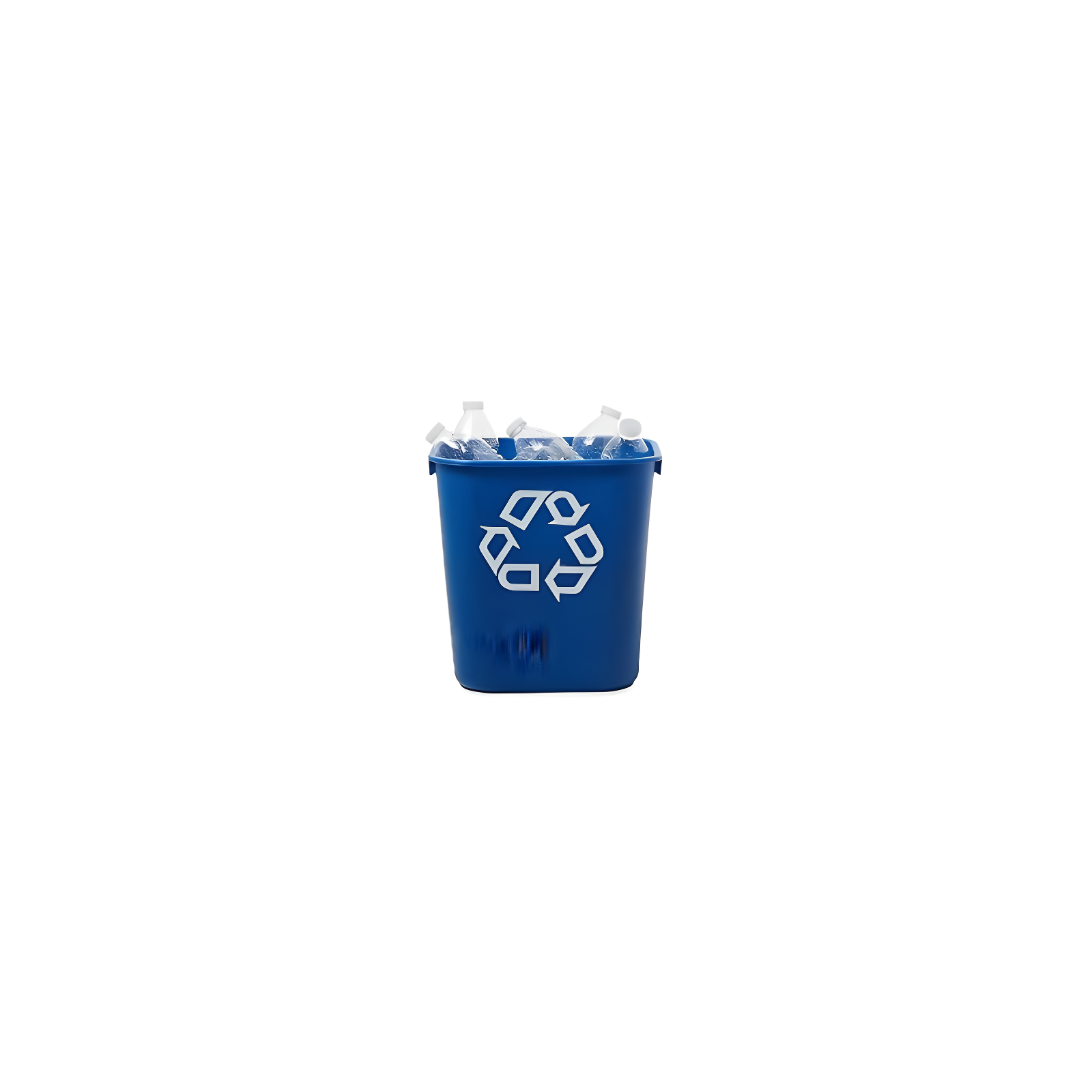 Rubbermaid Commercial Products Rubbermaid® Commercial Deskside Recycling Containe Plastic Open Recycling Bin