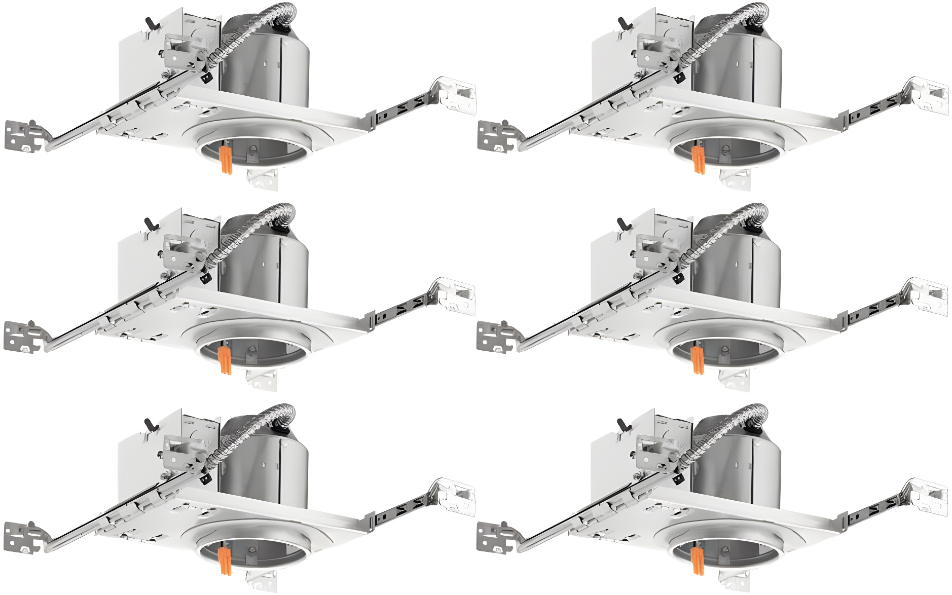Air-Tight 4'' Recessed Lighting Housing for New Construction