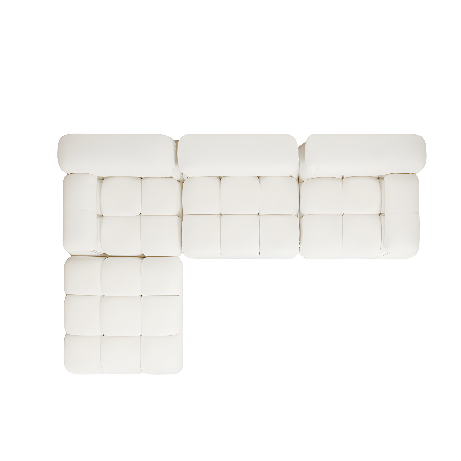 Sigma 4 - Piece Modular Upholstered Reversible L-Sectional