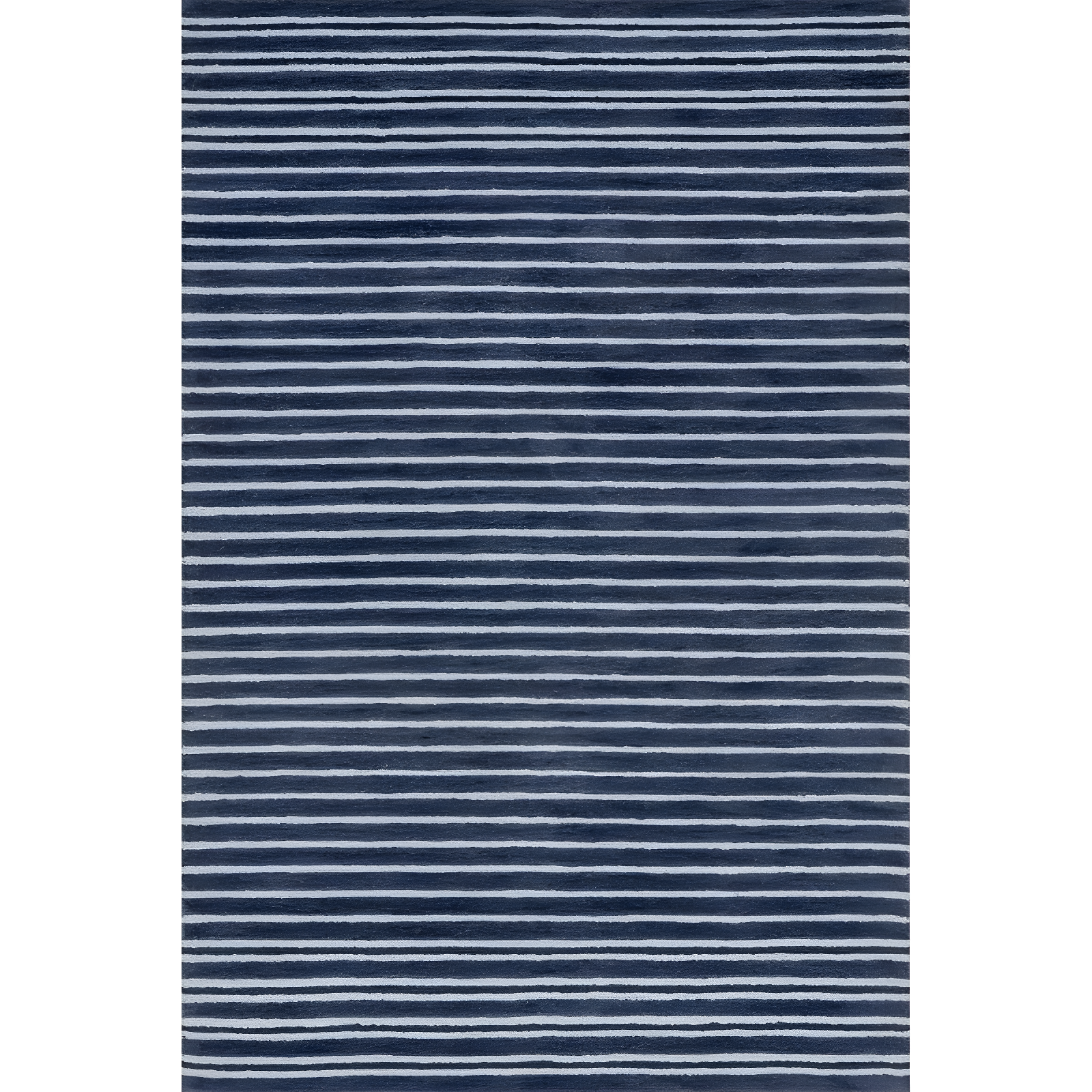 Breakwater Bay Pacific Striped Wool Area Rug