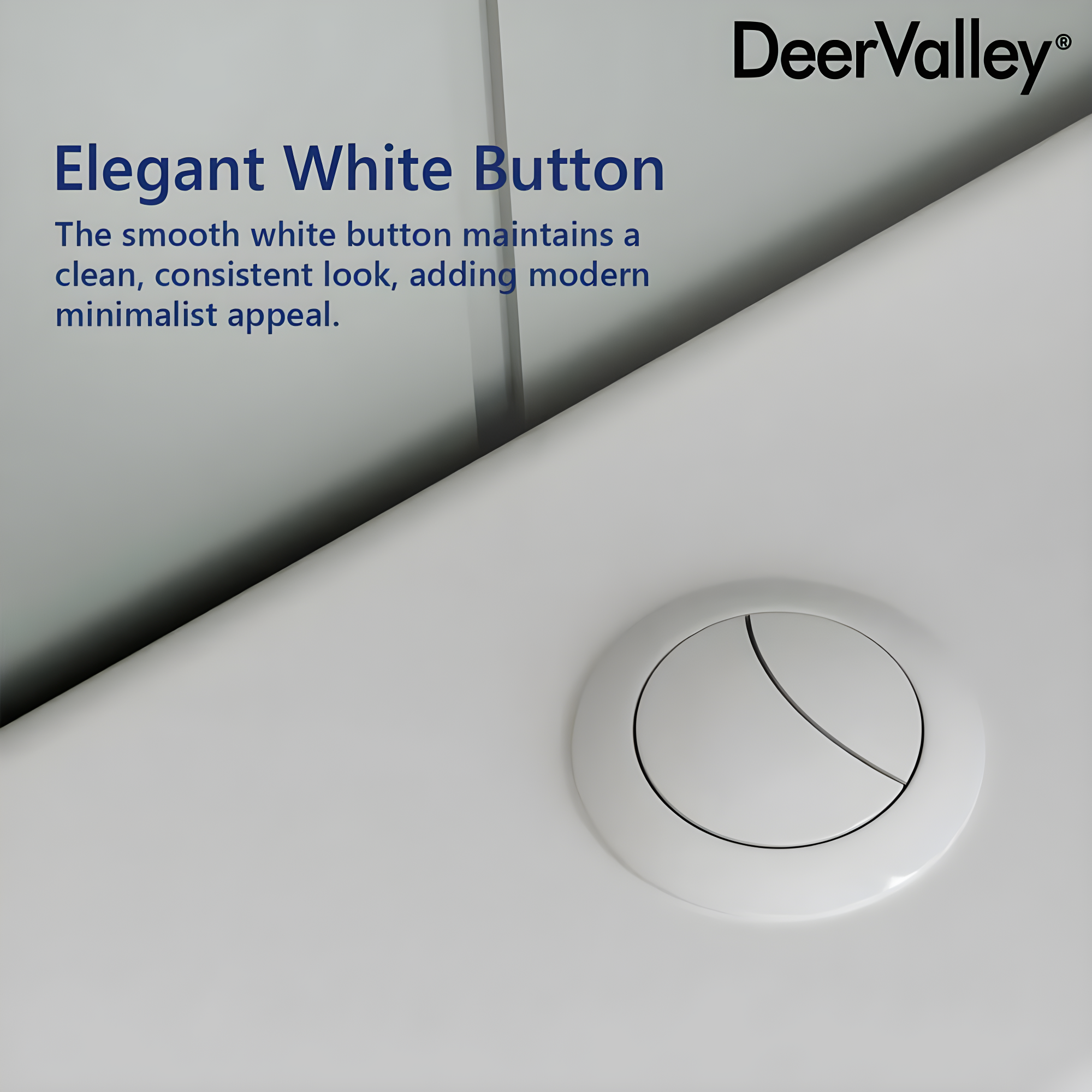 DeerValley DeerValley Liberty Compact Toilets One-Piece Toilet With High-Efficiency Flush Round Toilet for Space-Saving Floor Mounted (Seat Included) DV-1F52812-WHITE