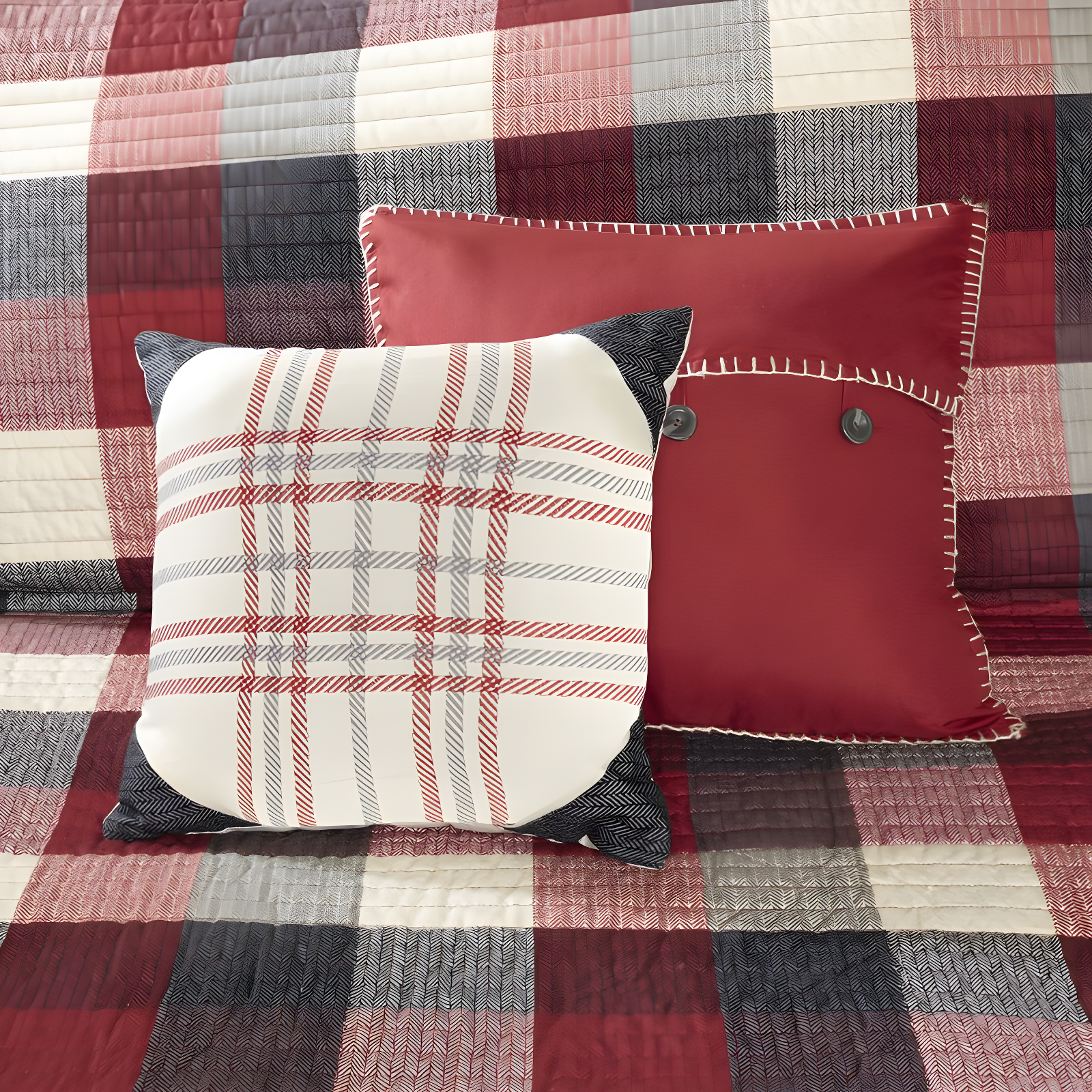 Madison Park Corbett Reversible Quilt Set