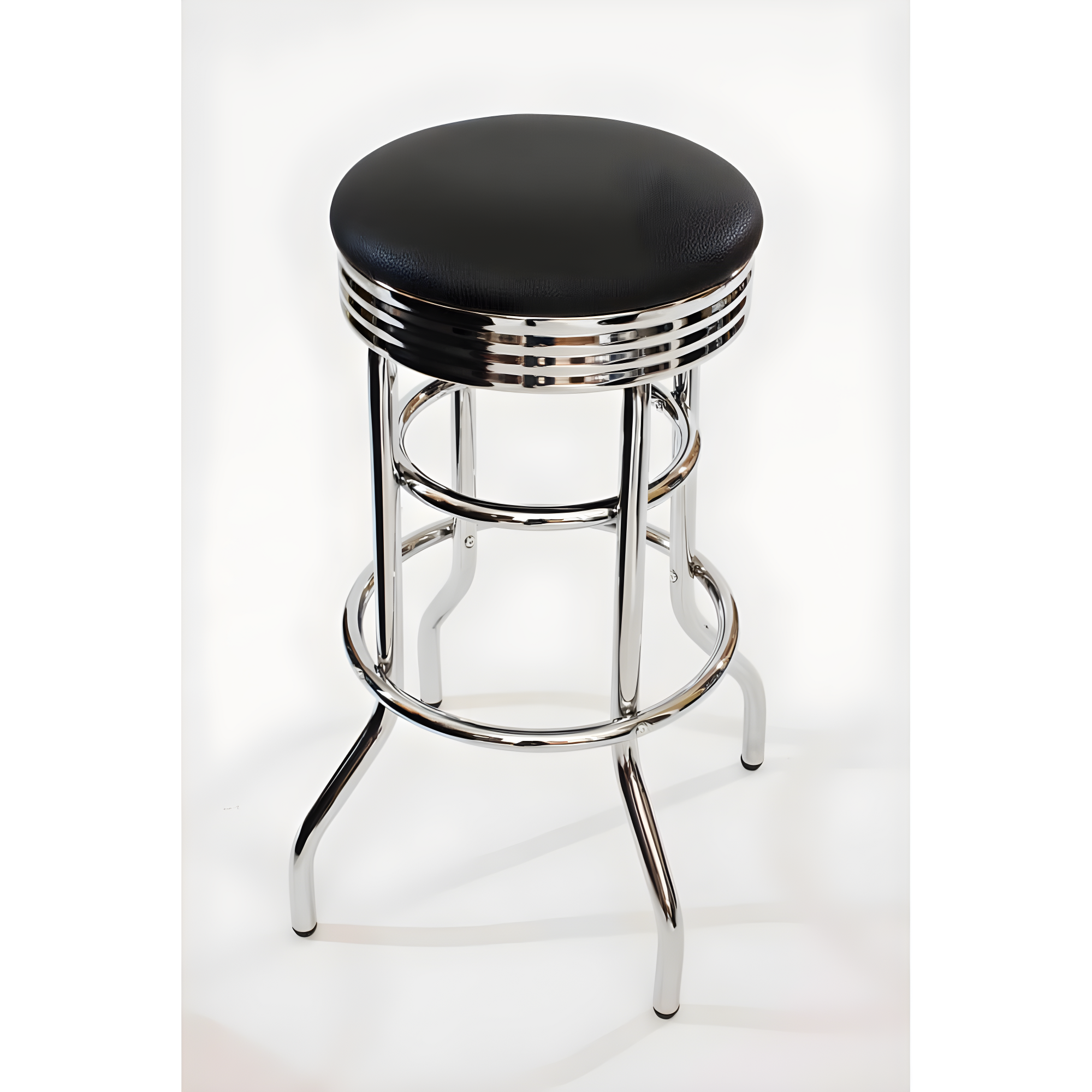 TRINITY 30" Swivel Stool Assembled 2-Pack - Chrome