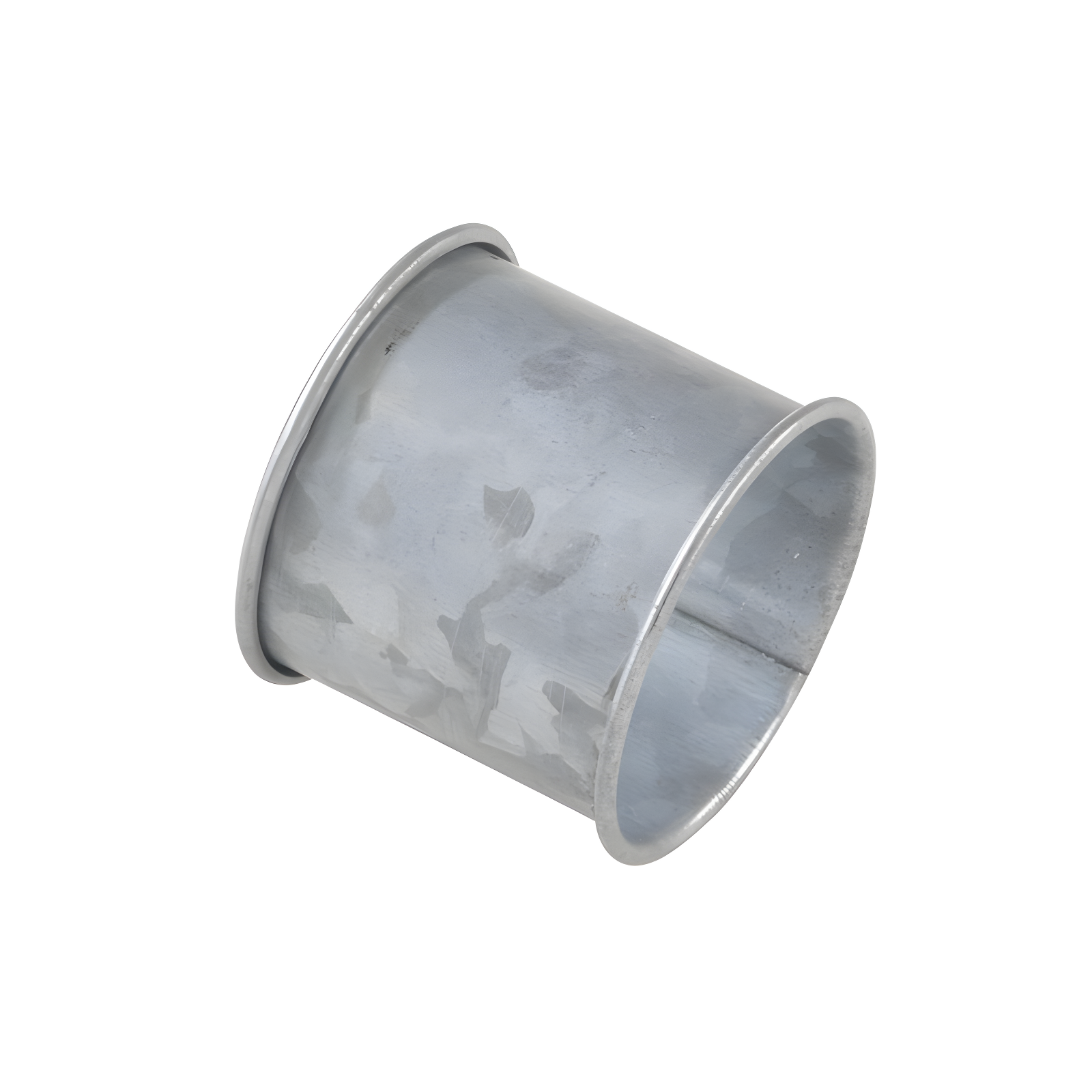 Saro Lifestyle Silver Galvanized Design Industrial Style Metal Napkin Ring Set of 4