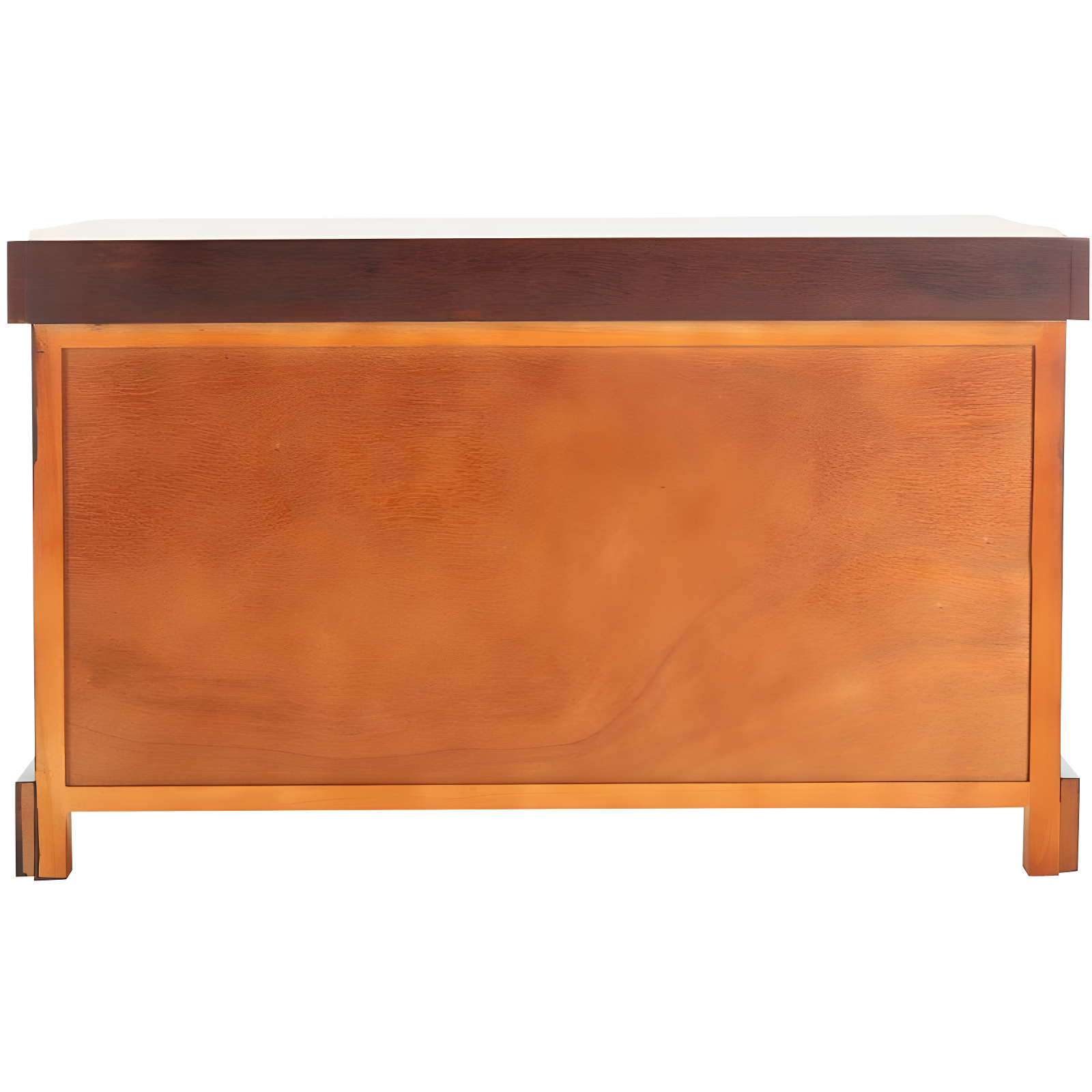 Freddy Wicker Storage Bench - Cherry - Safavieh