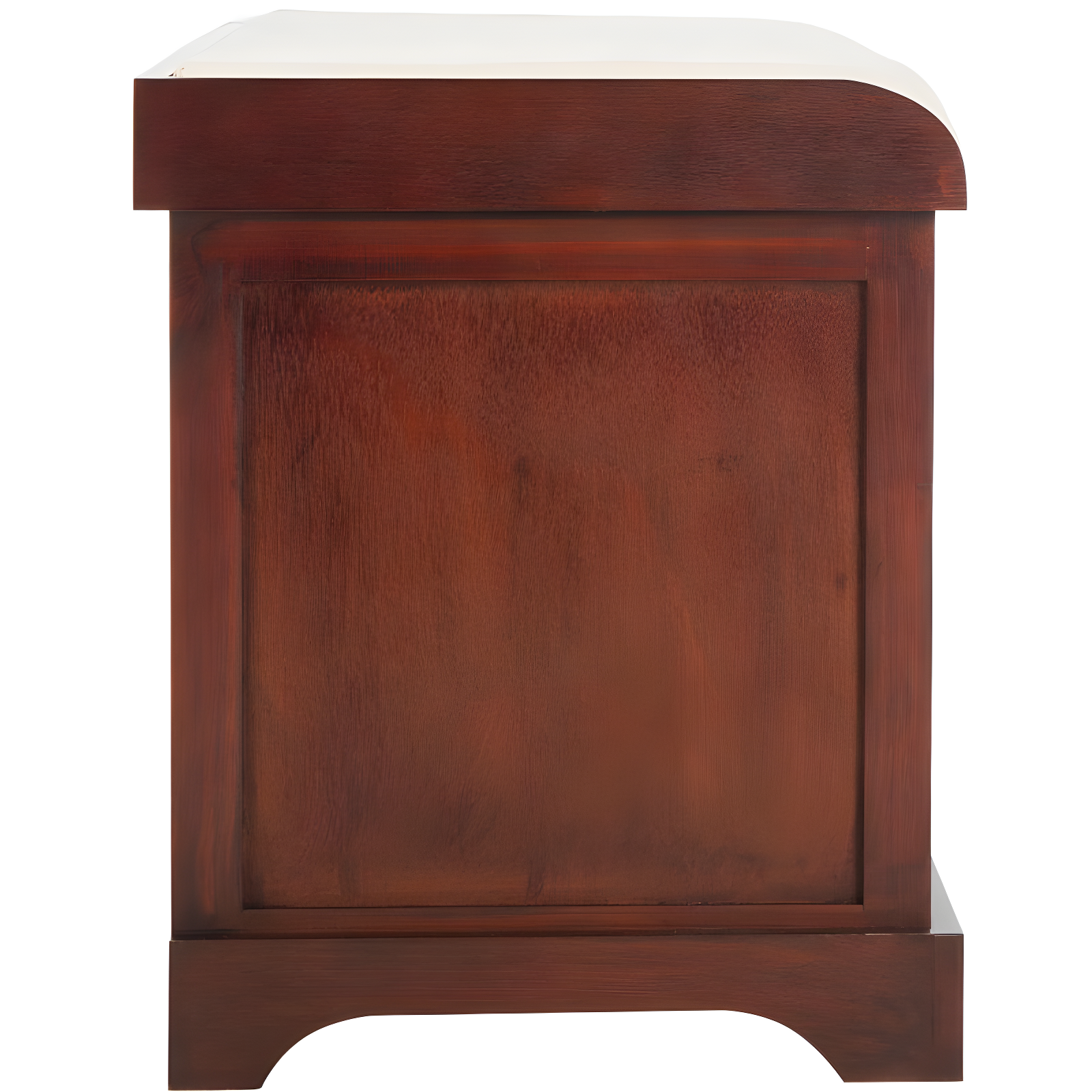 Freddy Wicker Storage Bench - Cherry - Safavieh