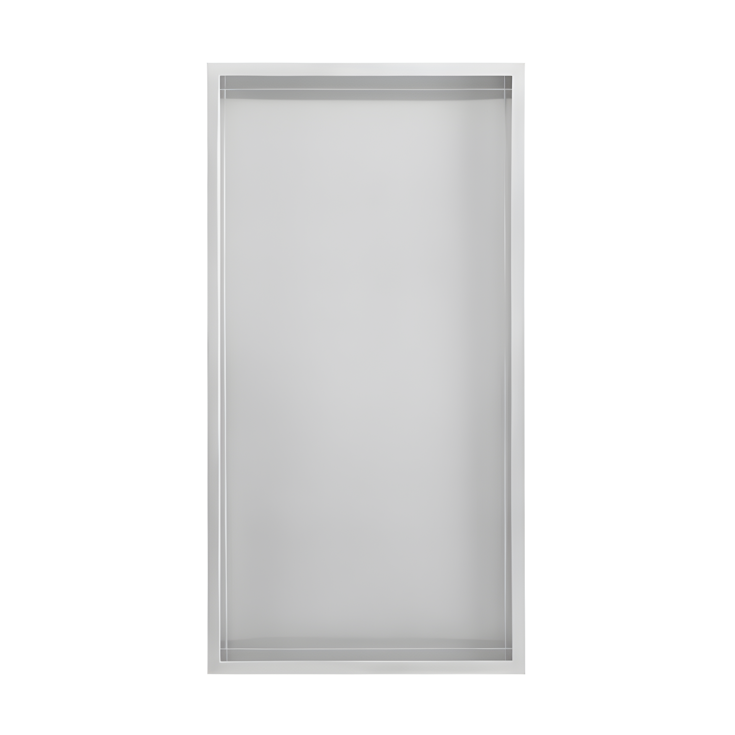 Voltaire 12" x 24" Stainless Steel Single Shelf Wall Niche