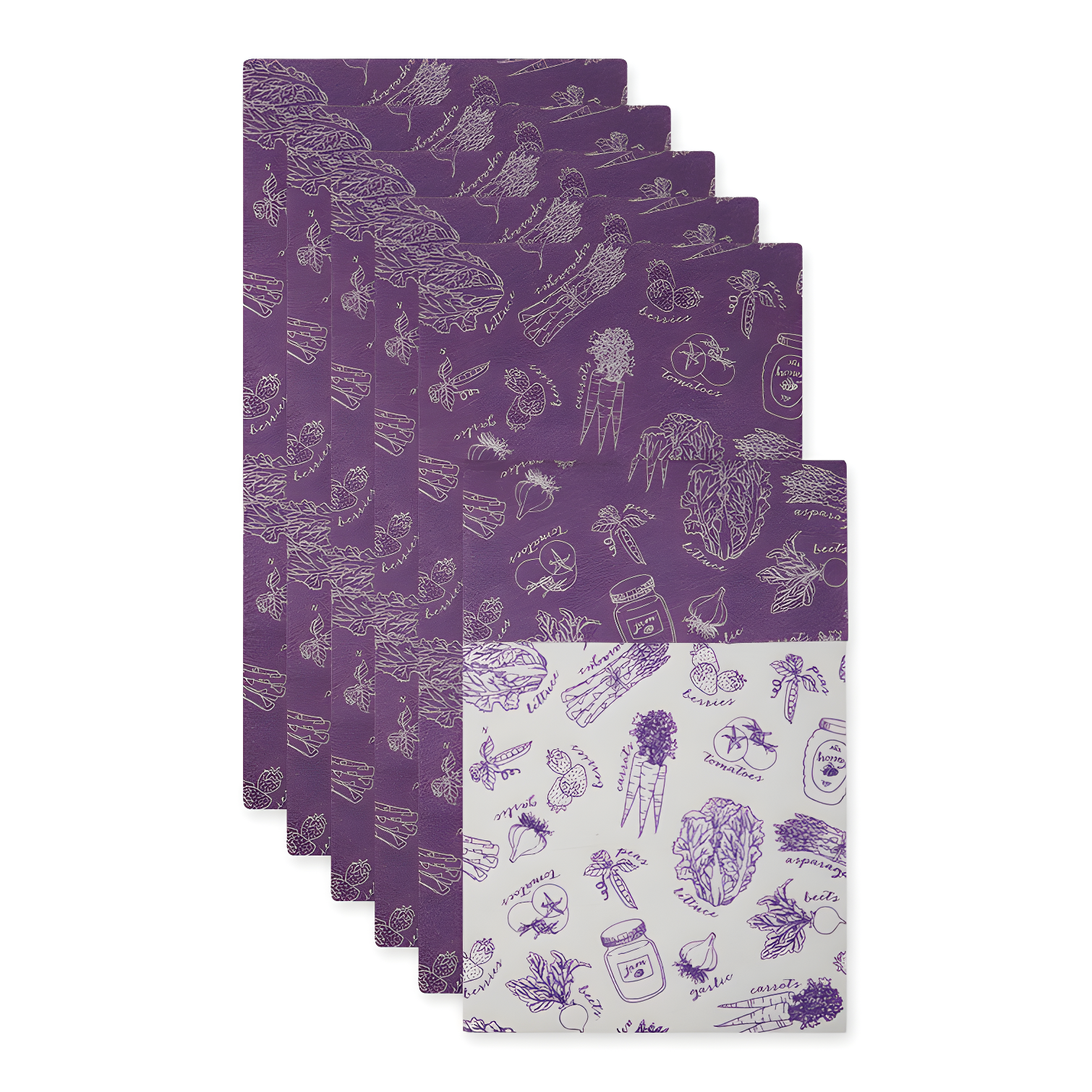 Design Imports Artichoke Market Print Liner (Set of 6)
